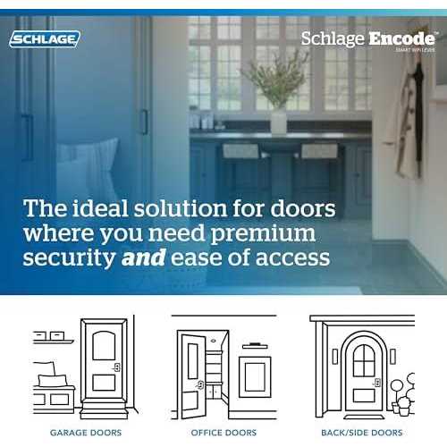 Schlage FE789WB CAM Acc Encode WiFi Accent Lever Smart Lock - Inhomebuy