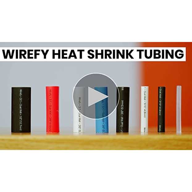 Wirefy Heat Shrink Tubing 3:1 Ratio - Inhomebuy