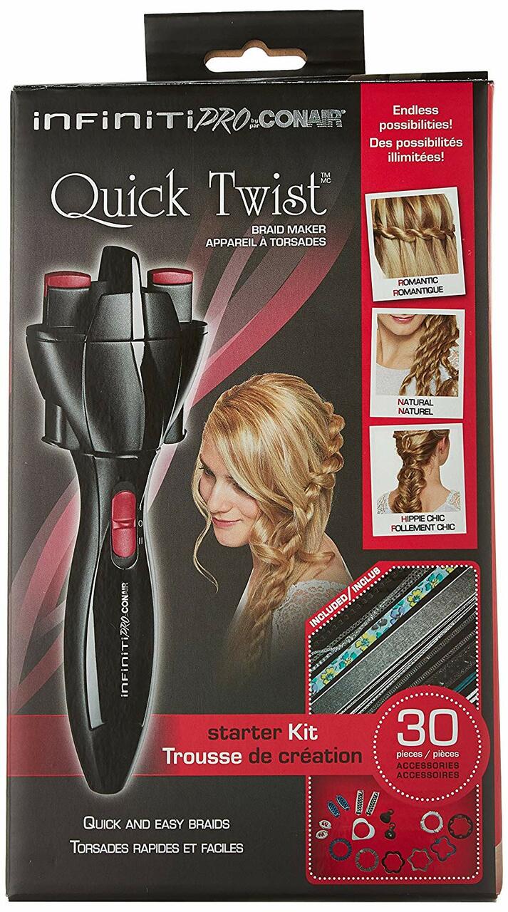 Conair Infiniti Quick Twist |CD205C| Battery Braid Maker - Inhomebuy