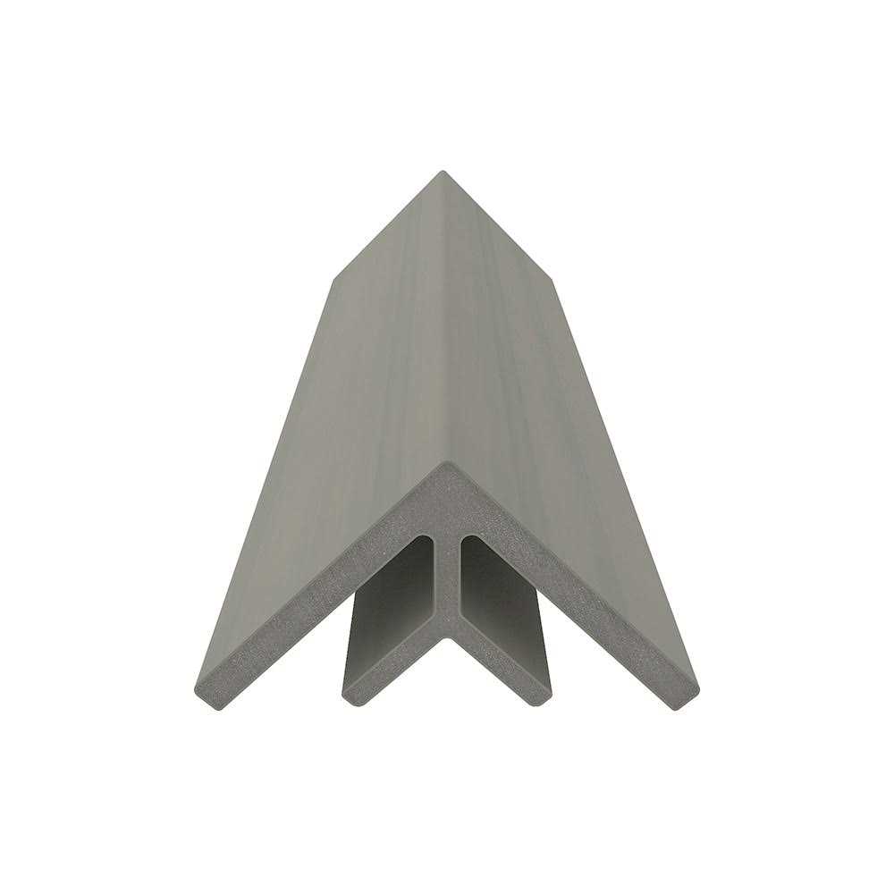 NewTechWood All Weather System 2.8 in. x 2.8 in. x 8 ft. Composite Siding Inside Corner Trim US47-8 - Inhomebuy