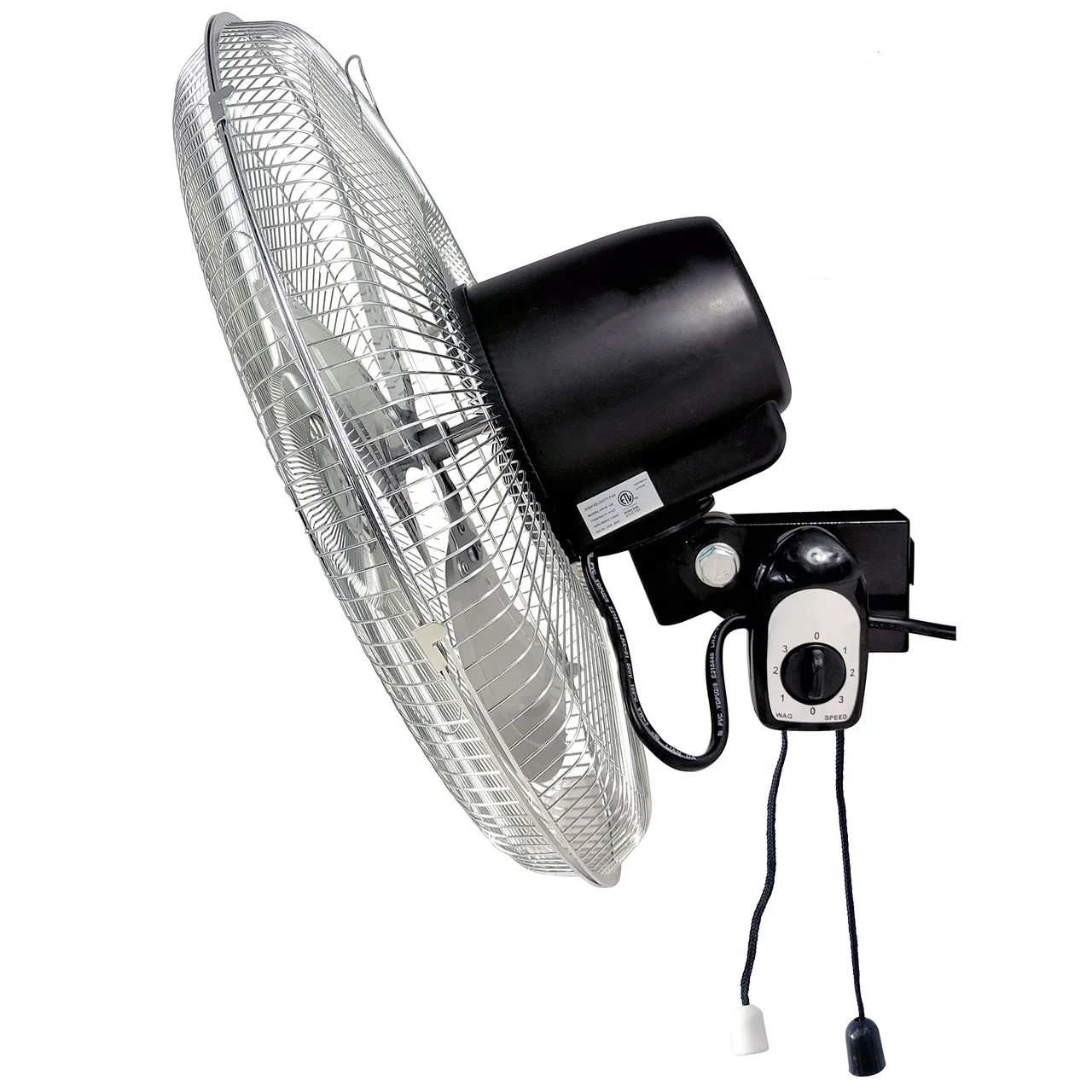 Optimus Wall-Mounted Fan High Velocity 18'' | F-4187 - Inhomebuy