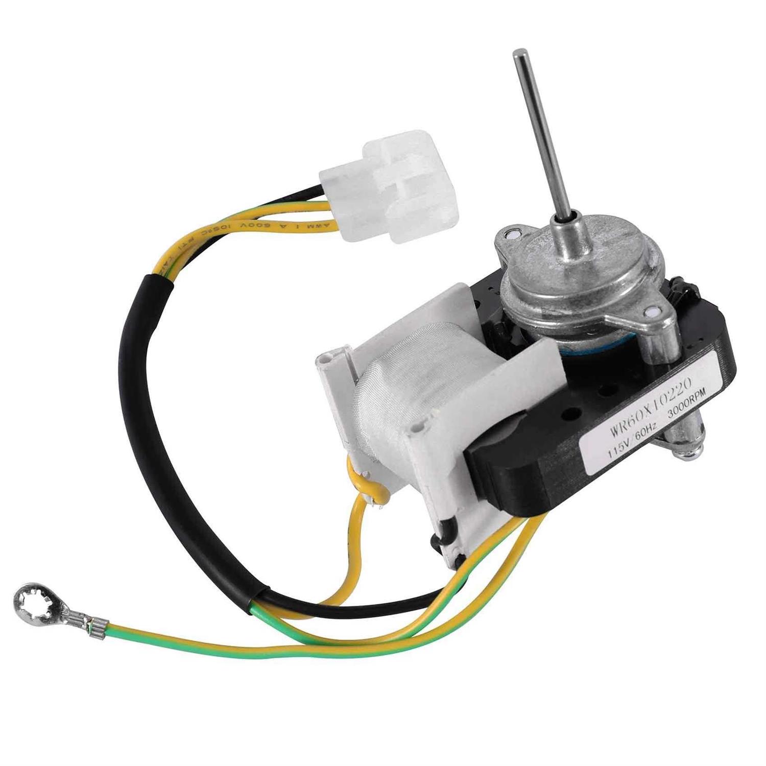 WR60X10074 WR60X10307 Evaporator Fan Motor Replacement Part by Romalon Fit for G-E Hot-Point Refrigerators Replaces 1550741 AP4438809 WR60X10224 - Inhomebuy