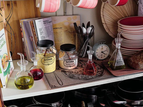 Round Oil Cruet 9x17cm/h 280cc Dolce Ca La Casci - Inhomebuy