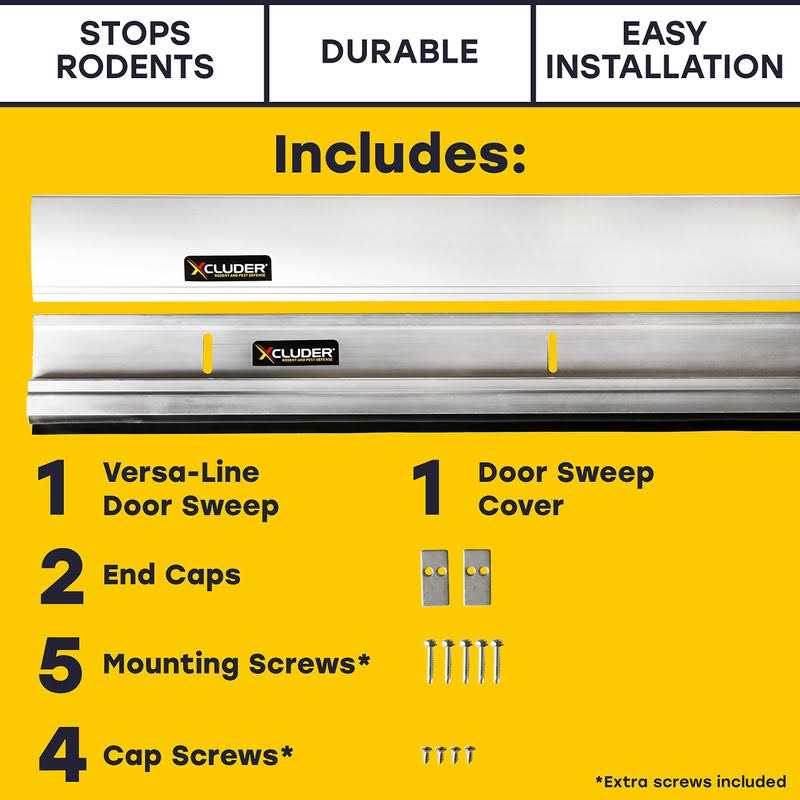 Xcluder Versa-Line Door Sweep Cover - Inhomebuy