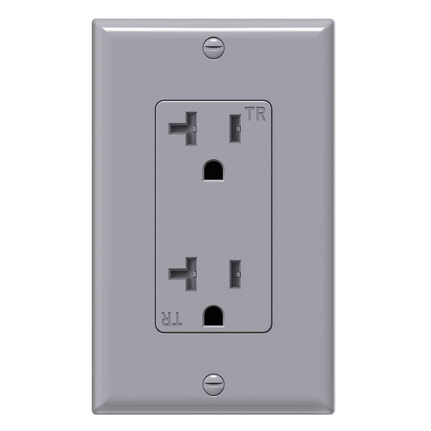 WEBANG Decorator Electrical Wall Outlet Tamper-Resistant Duplex Receptacle - Inhomebuy