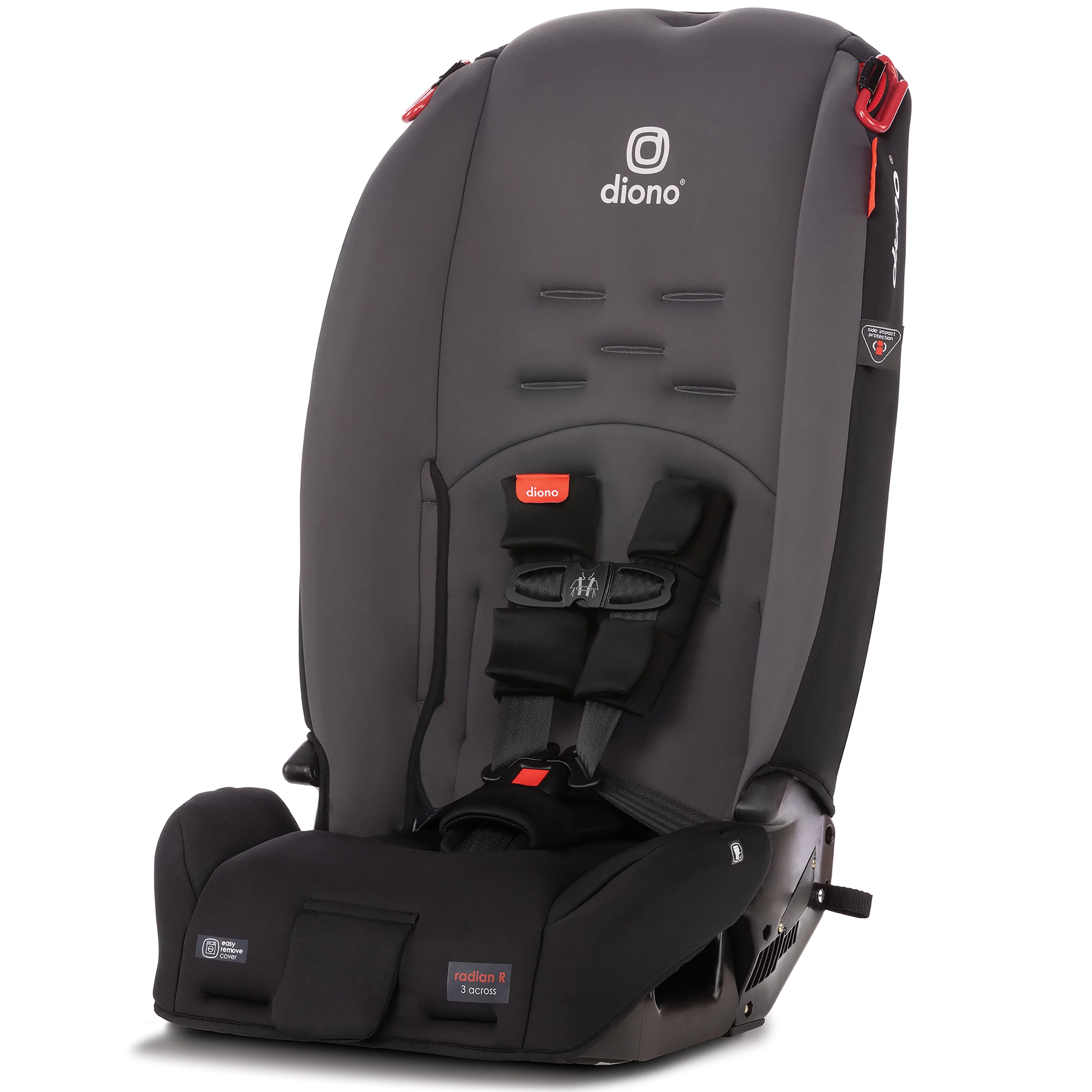 Diono Radian 3R All-in-One Convertible Car Seat, Slim Fit 3 Across, Black Jet - Inhomebuy