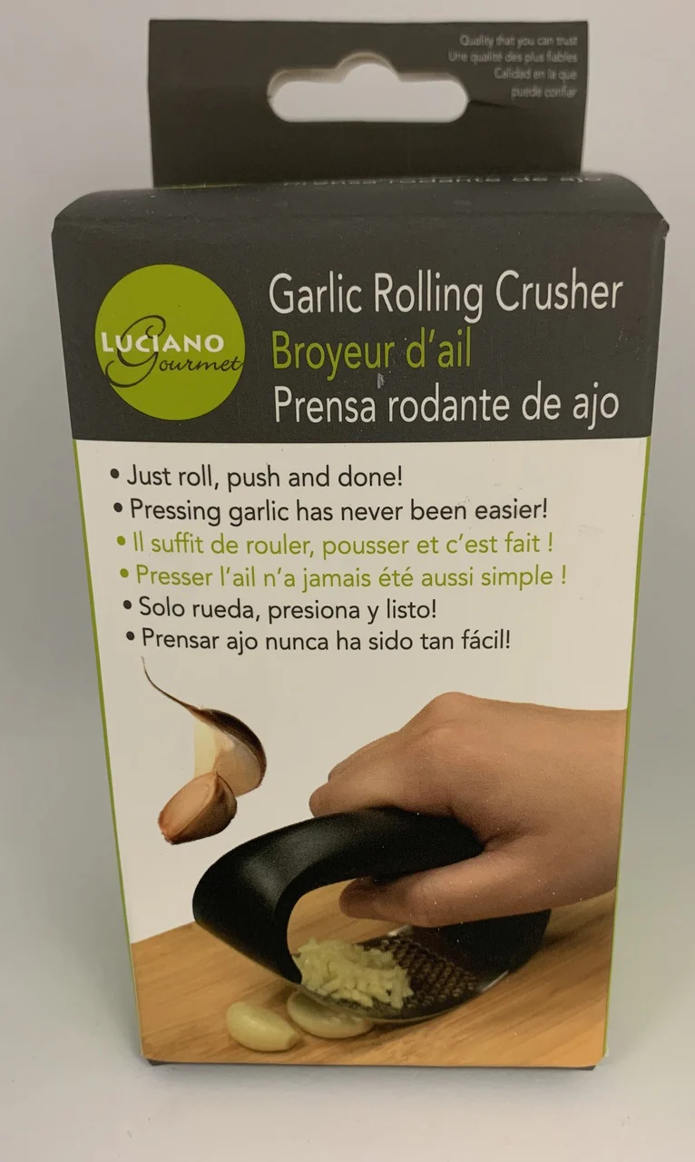 Luciano Gourmet Garlic Rolling Crusher|70349 - Inhomebuy