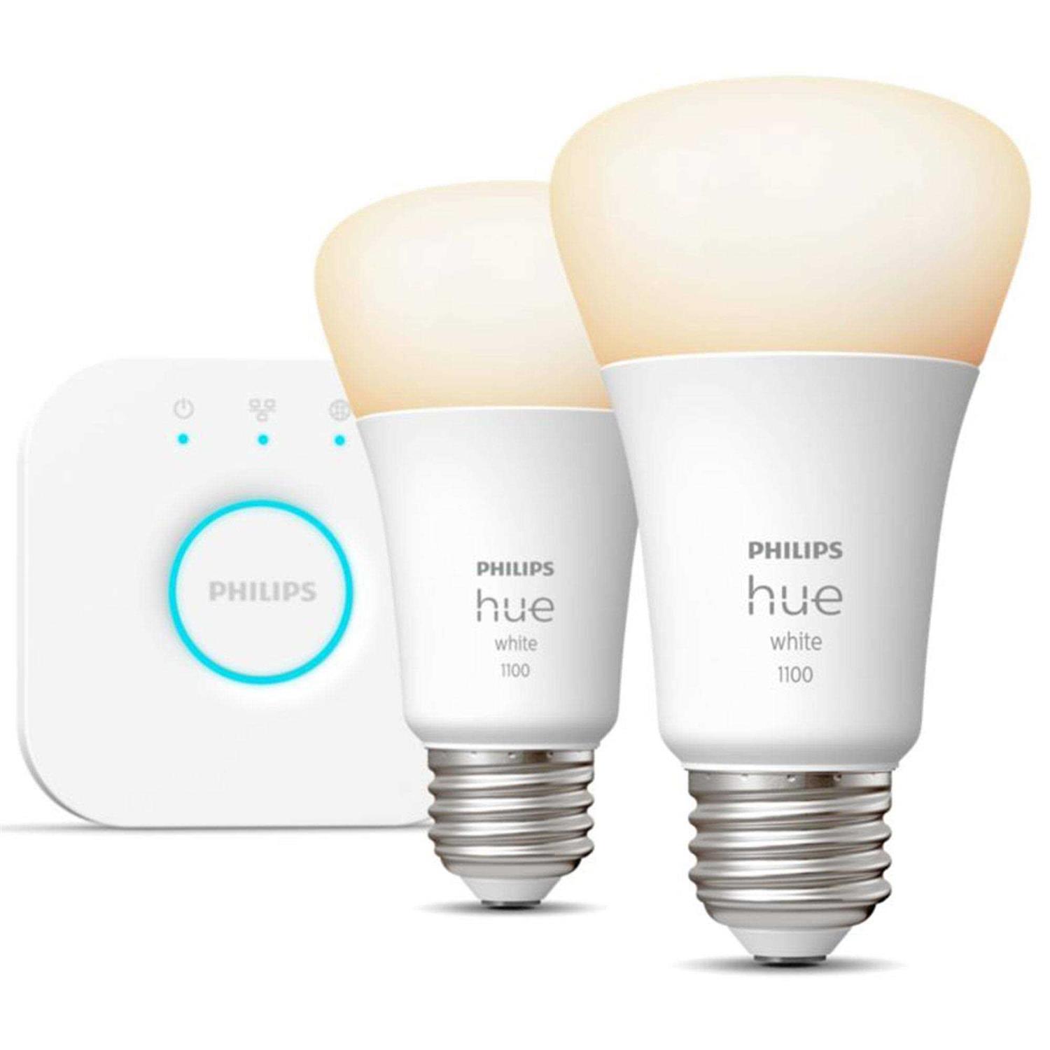 Philips Hue White & Color Ambiance A19 75W Smart LED Starter Kit - Inhomebuy