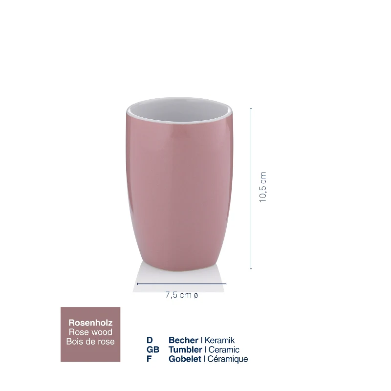 Tumbler Lindano Rose Wood - Inhomebuy