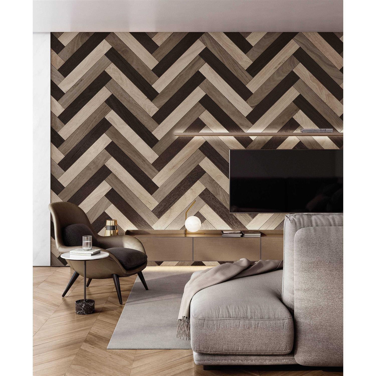 NaturaPlank Peel and Stick Wood Wall Cladding with 3M - Inhomebuy