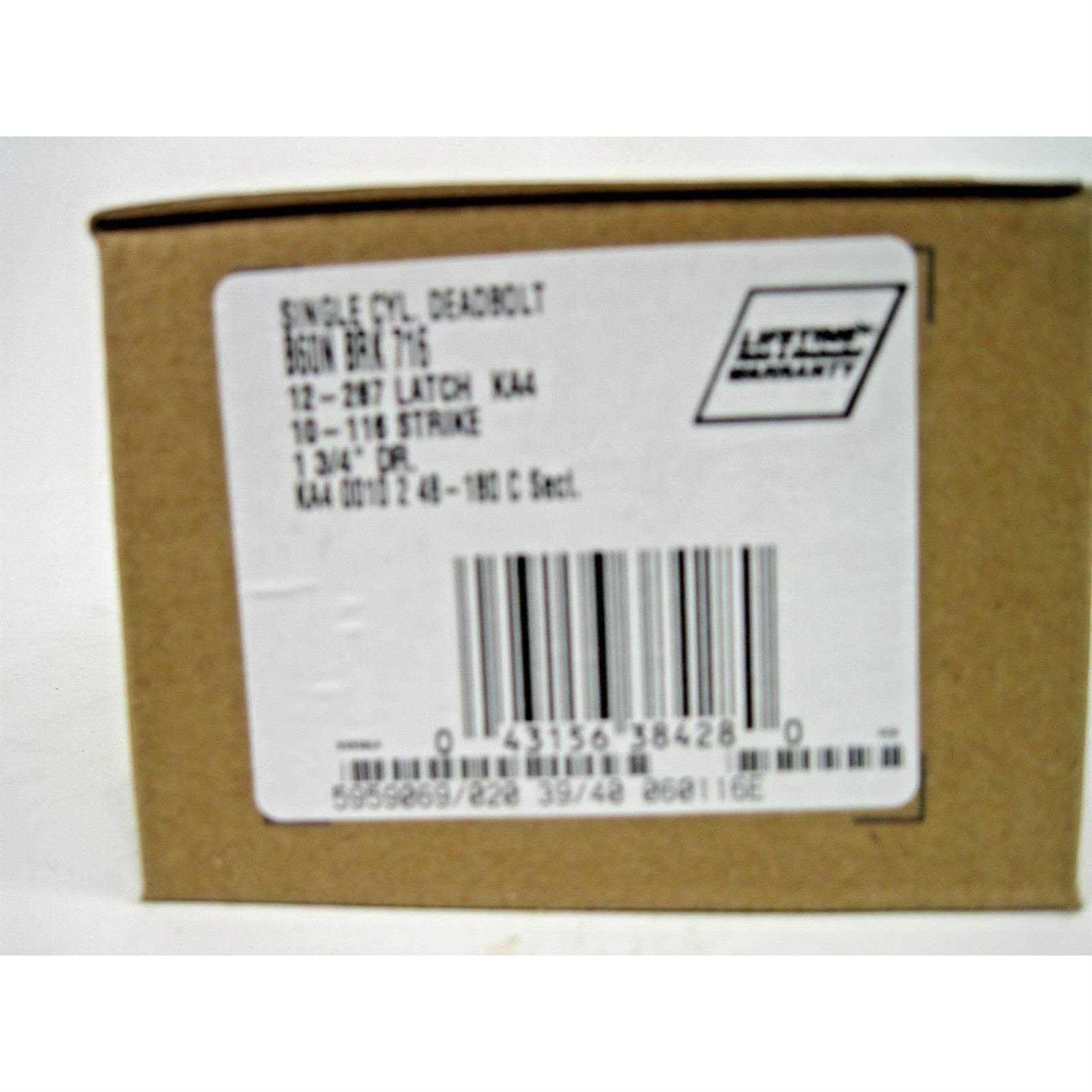 Single Cylinder Deadbolt with Brookshire Trim Schlage - Inhomebuy