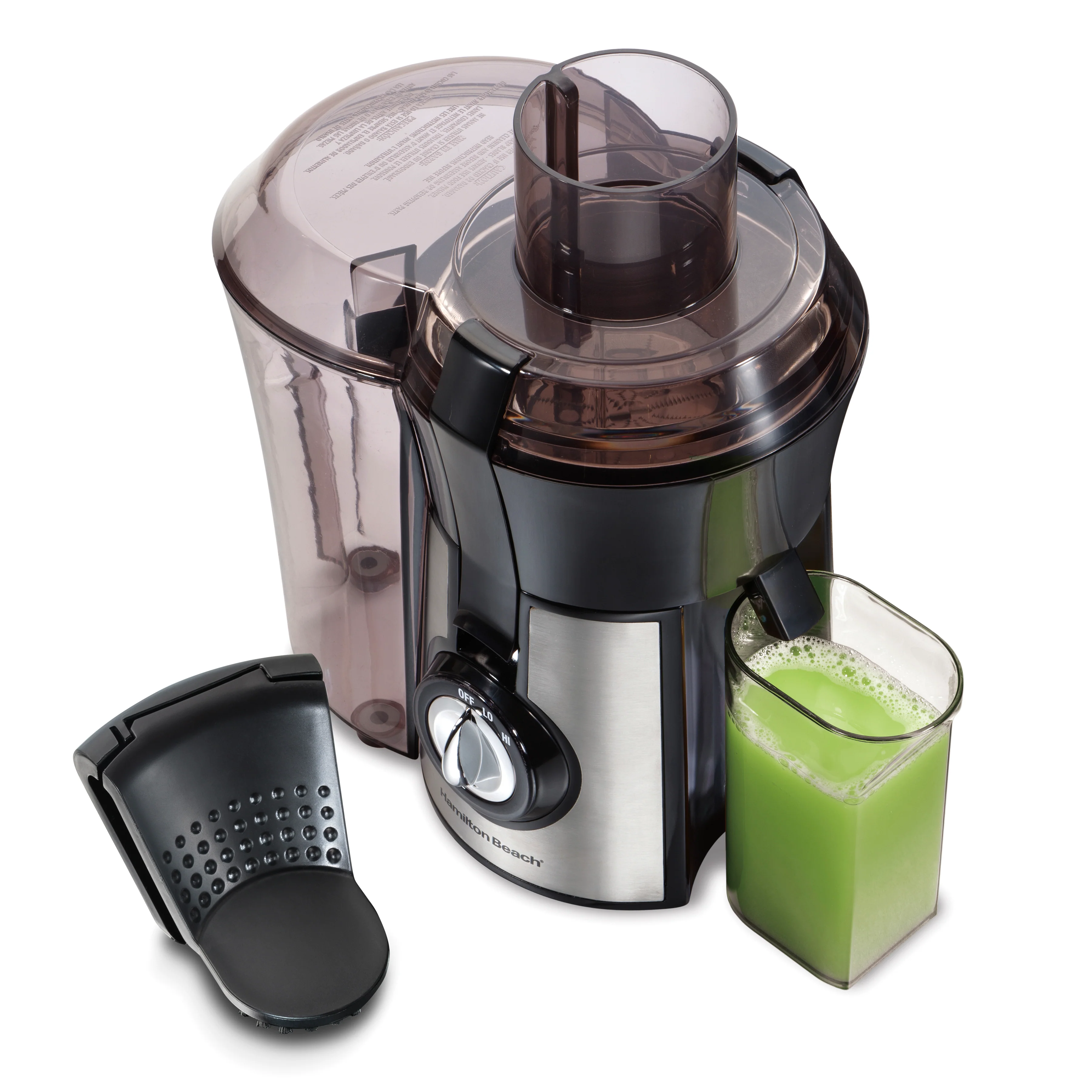 Hamilton Beach 67735 BigMouth Juice Extractor: 800W, black & s/s - Inhomebuy