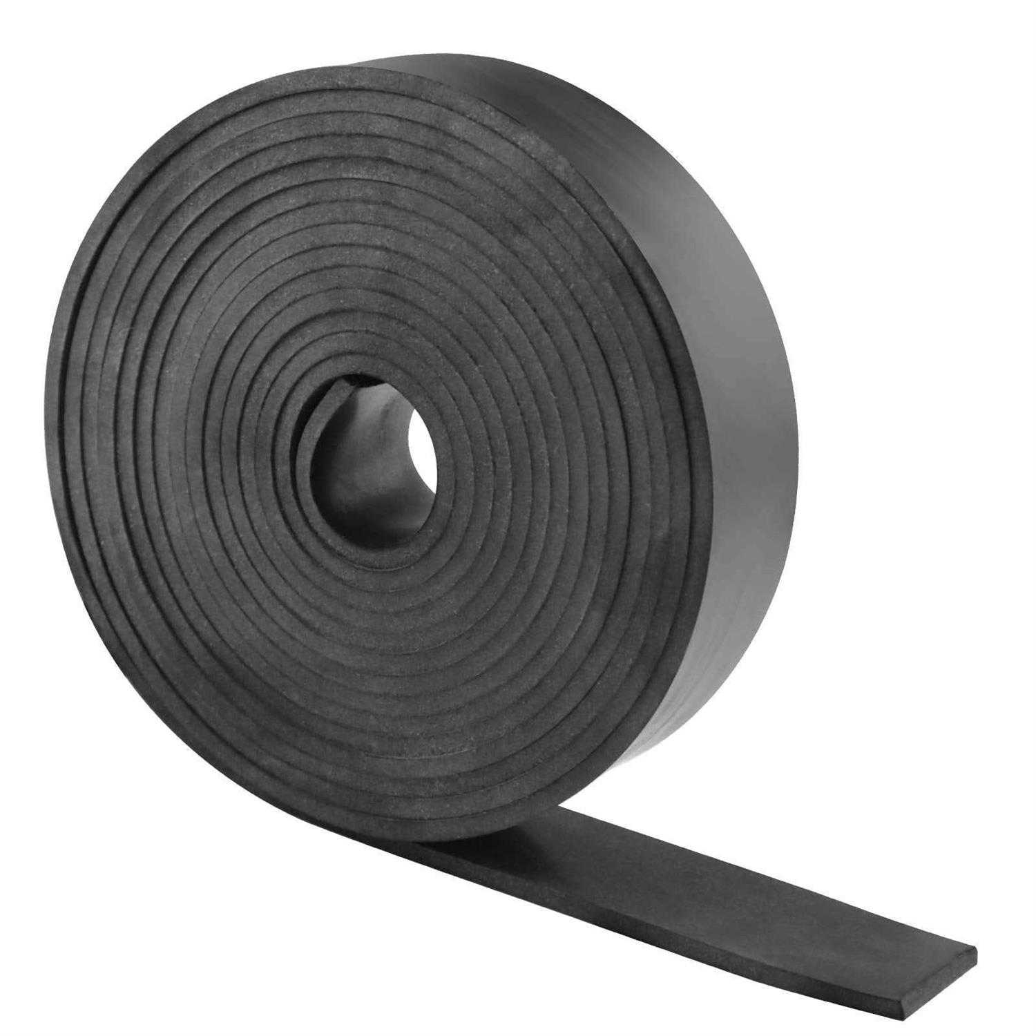VUAOHIY Neoprene Rubber Strips Solid Rubber Rolls Neoprene Solid Rubber Sheet for DIY Gasket - Inhomebuy