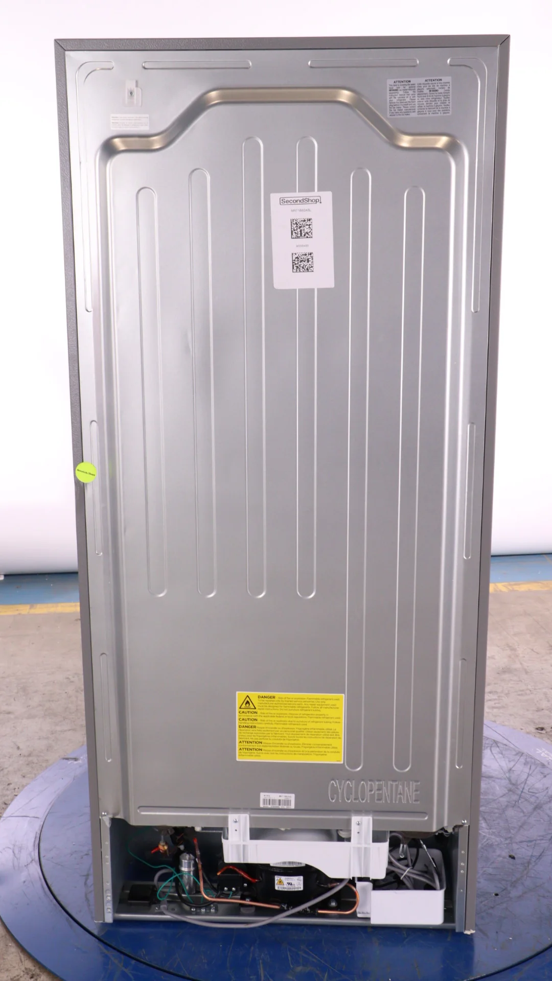 Midea 30 in. 18 cu. ft. Stainless Steel Top Mount Refrigerator - MRT18B2ASL - Inhomebuy