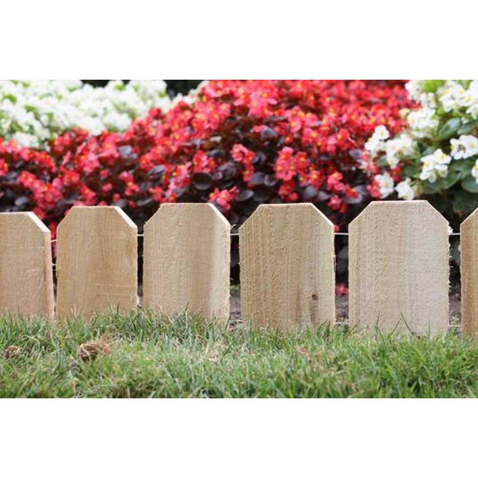 Greenes Fence RC41 Cedar Lawn Edging - Inhomebuy