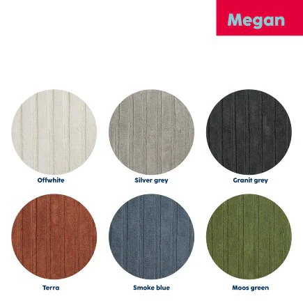 Bathmat Megan Granit Grey - Inhomebuy