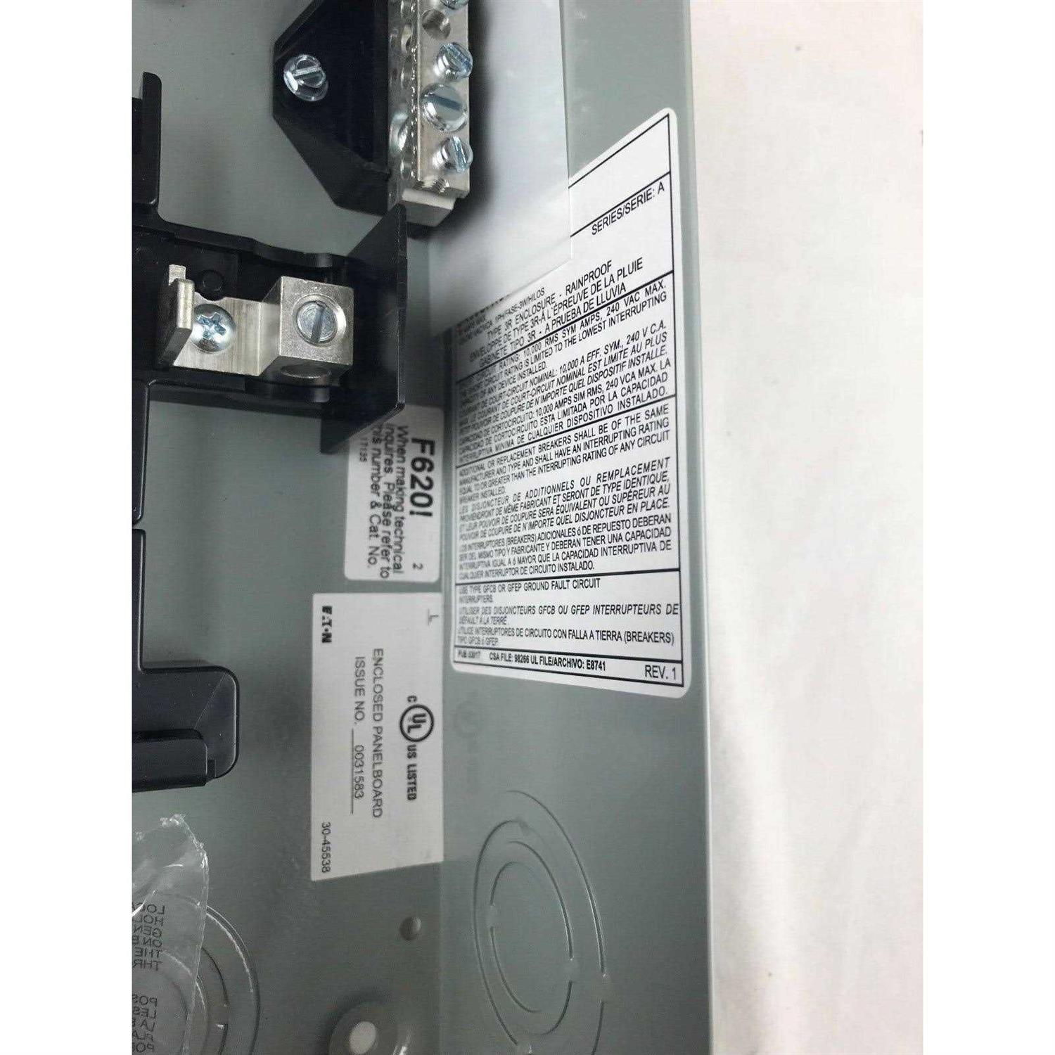 Eaton BR2L125RP Main Lugs Load Center, 125A - Inhomebuy