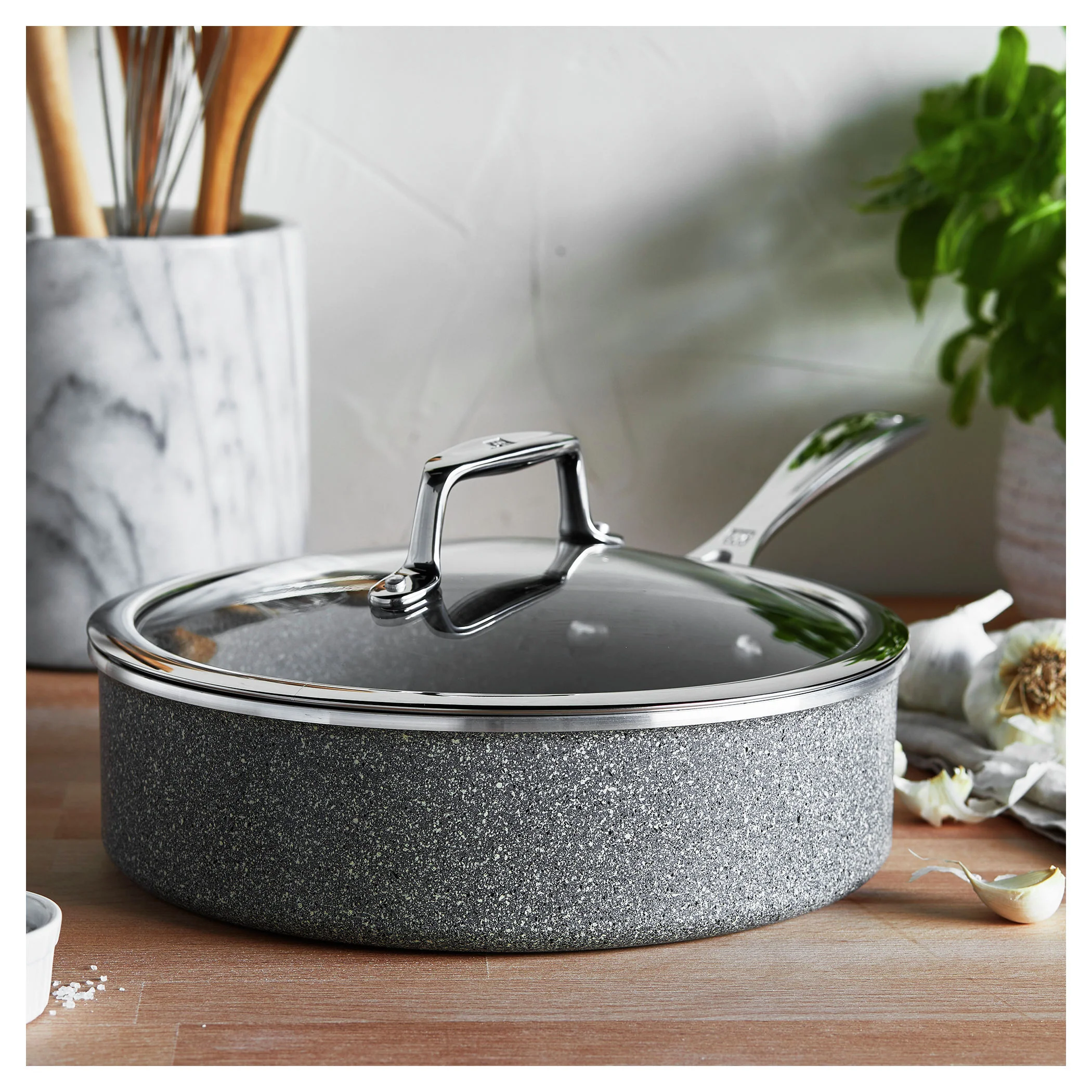 ZWILLING 3 Qt. Aluminum Non-Stick Sauté Pan, Vitale Series - Inhomebuy
