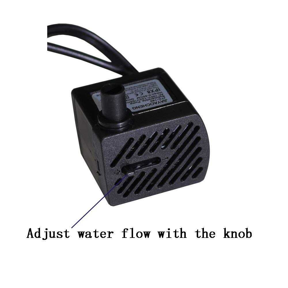 Submersible Water Pump 6.1ft Power Cord 200GPH Ultra Quiet Pump with Dry Burning Protection for Fountains - Inhomebuy