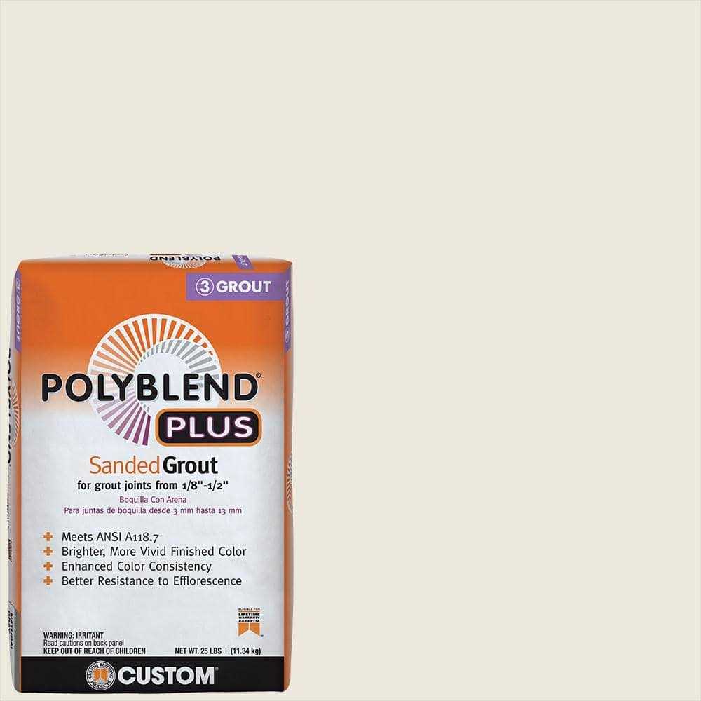 Custom Building Products Polyblend Plus Sanded Grout - Inhomebuy