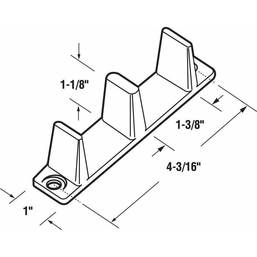 Prime-Line Single Cylinder Rim Deadlatch - Inhomebuy