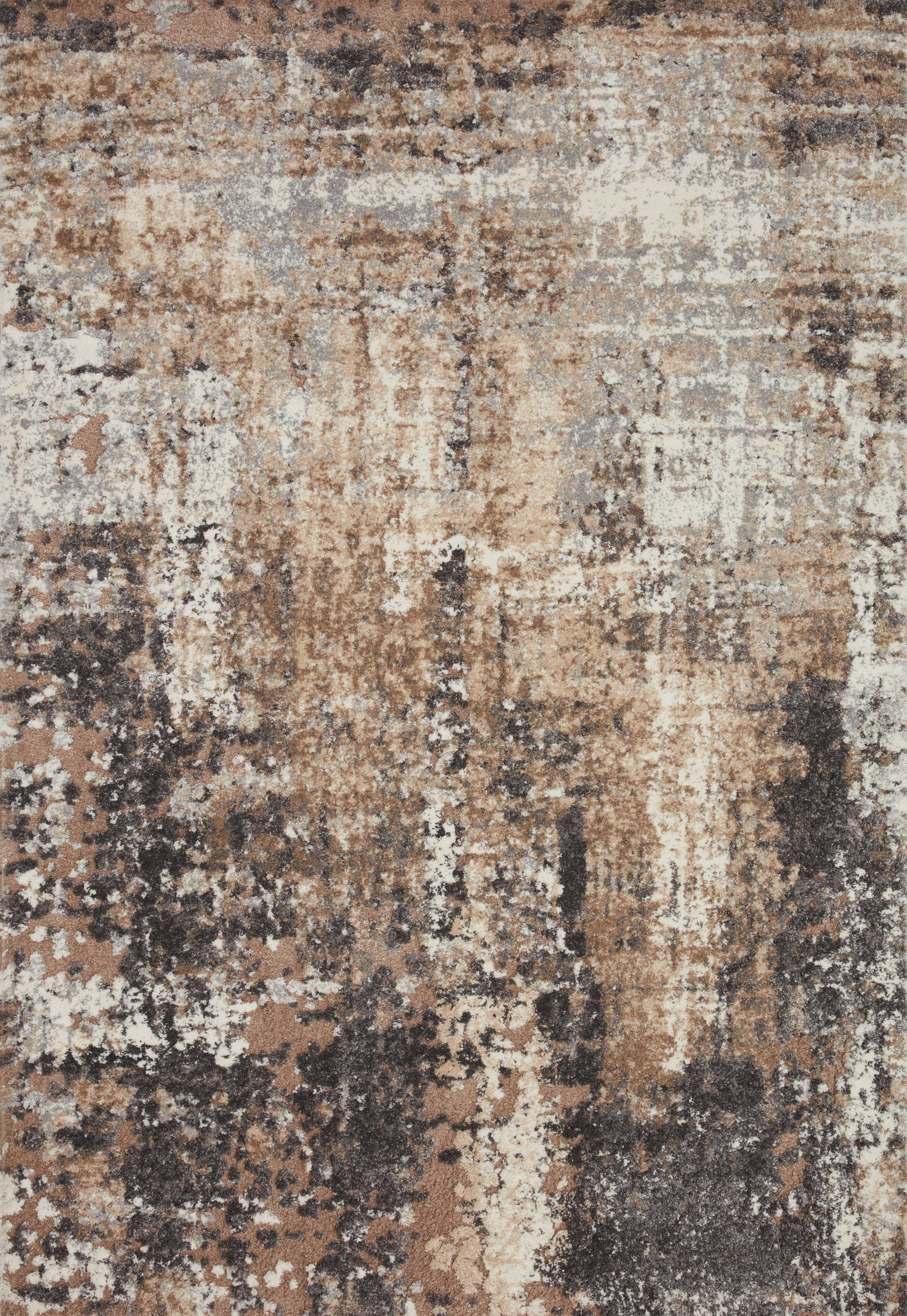 Loloi Rugs Theory Collection Rug in Taupe, Grey - 9'6