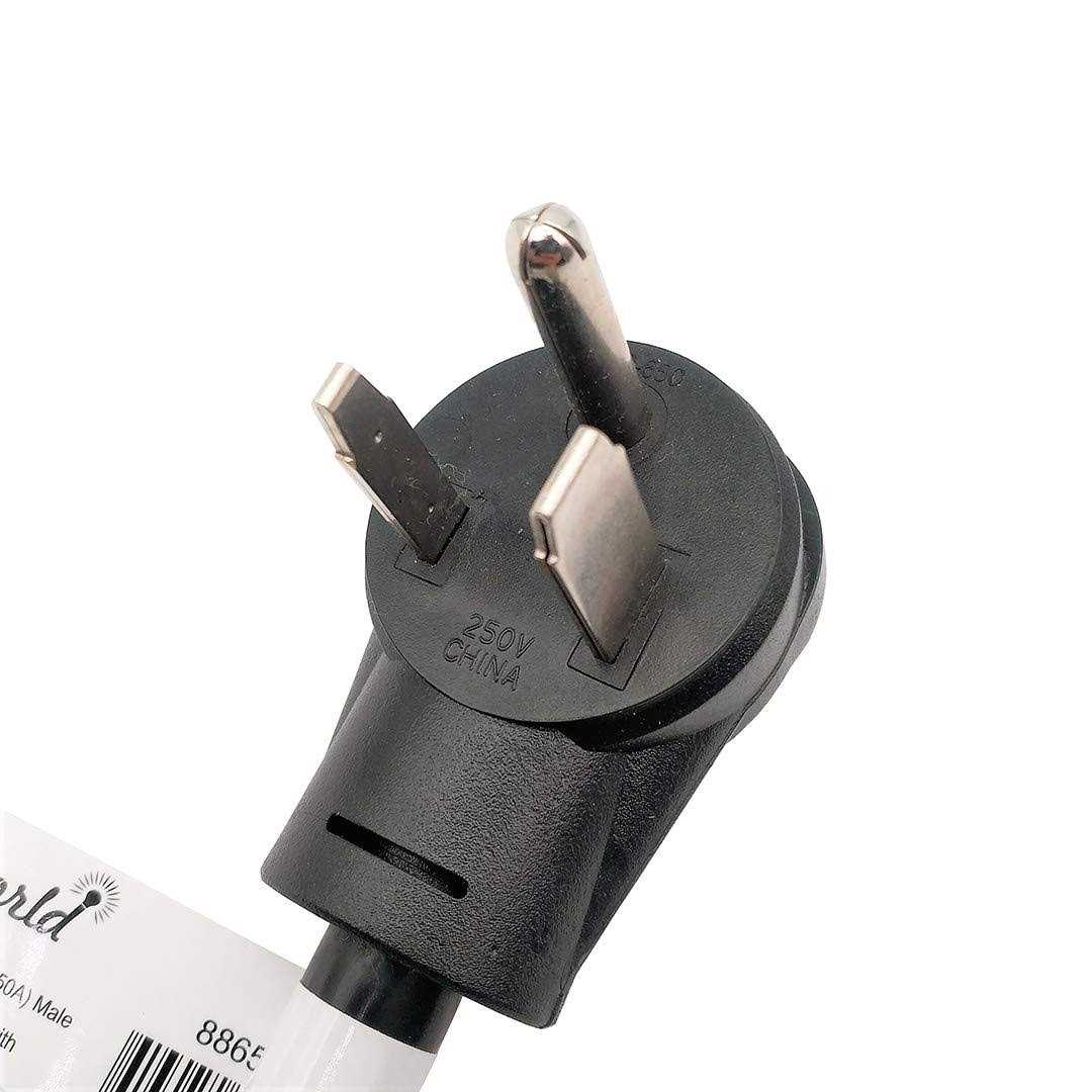 Parkworld 886399 Shore Power 50A to RV & EV Power Adapter Cord Nema Ss2-50p/Cs6365 to 14-50r 1.5ft - Inhomebuy