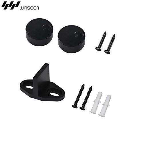 WINSOON 5/6/8/10/12/13/15/16FT Black Straight Design Sliding Roller Barn Single Wood Door Hardware Closet Track Kit Set - Inhomebuy