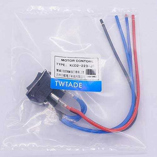 TWTADE 10Pcs Rocker Switch ON/Off SPST 2Pin Latching Toggle Switch Snap Round with Pre-Wired 6A/250V 10A/125V AC for Boat,Car etc.KCD1-X-Y - Inhomebuy