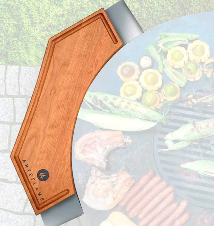 Arteflame Cherry Wood Cooking Board, Fits Optional Side Table - For 30