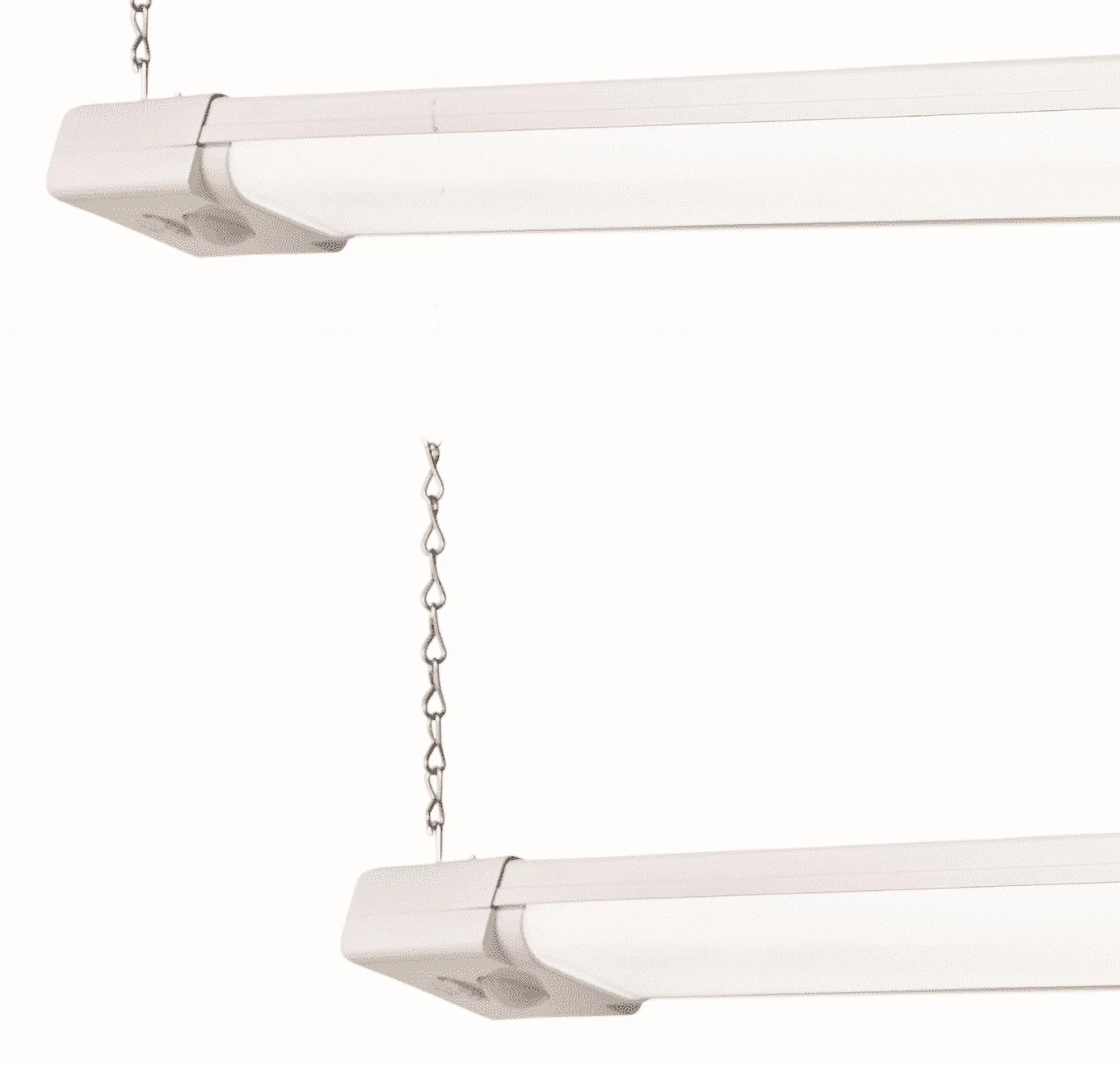 Hyper Tough 3-FT 4500-Lumen Integrated LED Shop Light, Slim Design, Linkable and Motion Sensor, 1PK - Inhomebuy