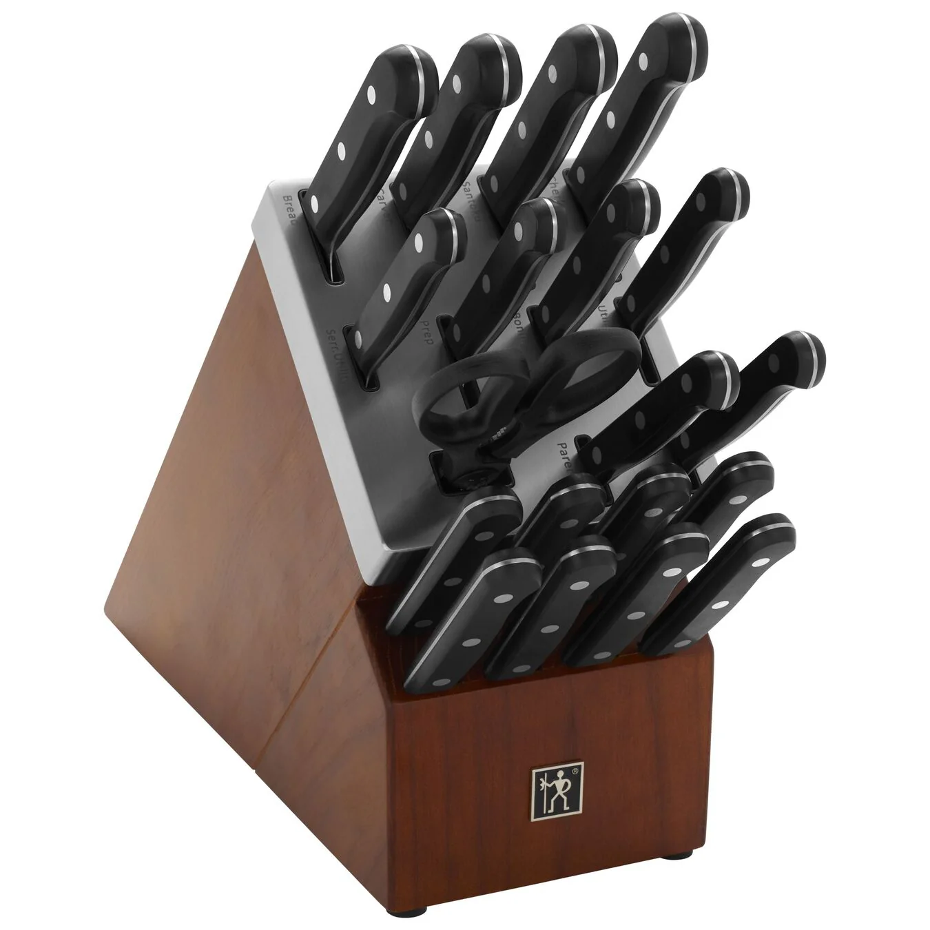 Henckels 20pc Self-Sharpening Knife Block Set, Solution Series - Inhomebuy