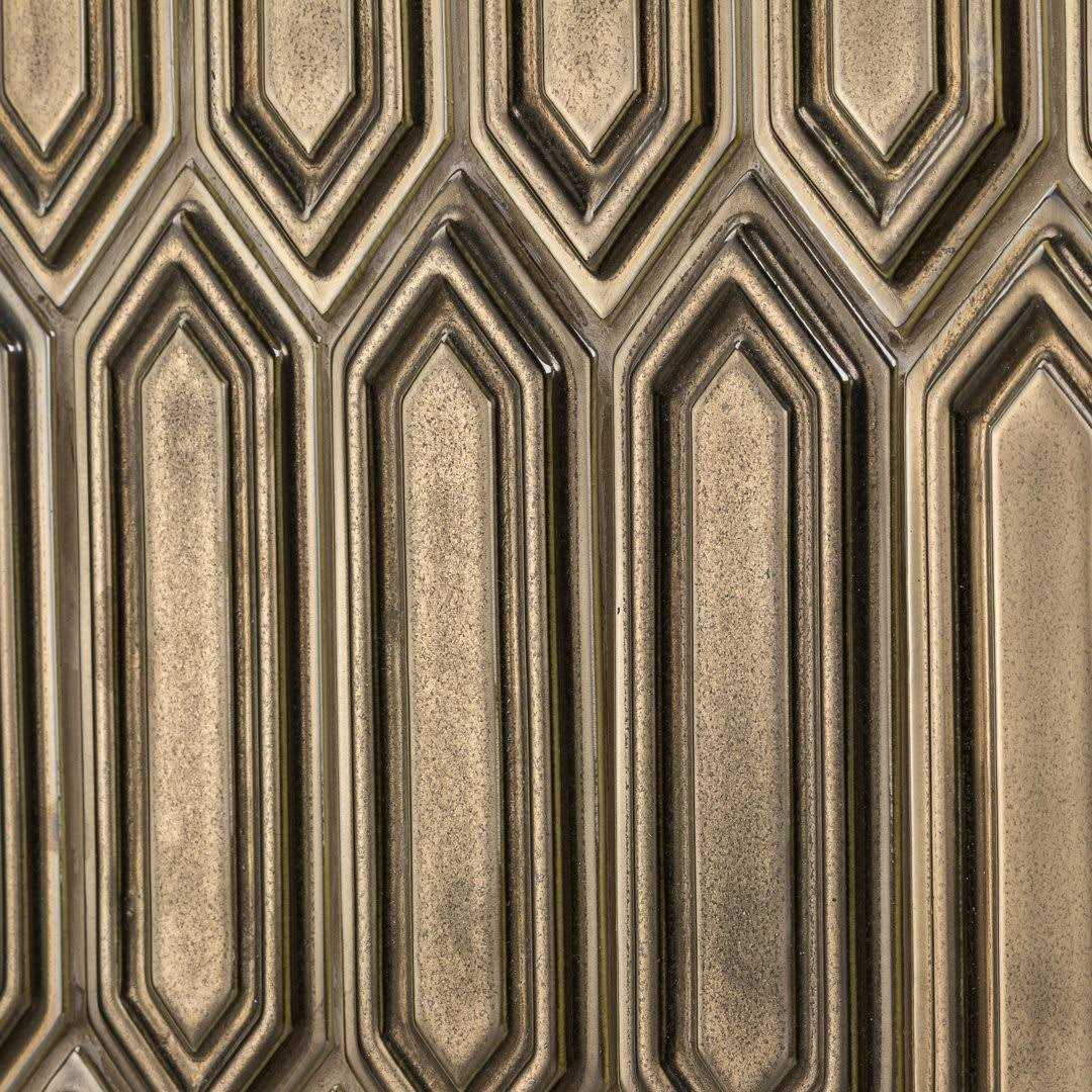 Delphi Hexagon 3 x 9 Straight Edge Ceramic Mosaic Sheet Tile Ivy Hill Tile - Inhomebuy