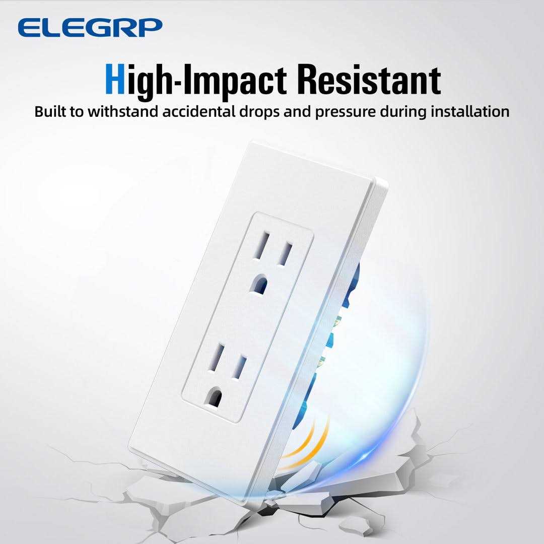 ELEGRP Decorator 15 Amp 120-Volt Single Pole Rocker AC Quiet Light Switch ES004A-0110SWP - Inhomebuy