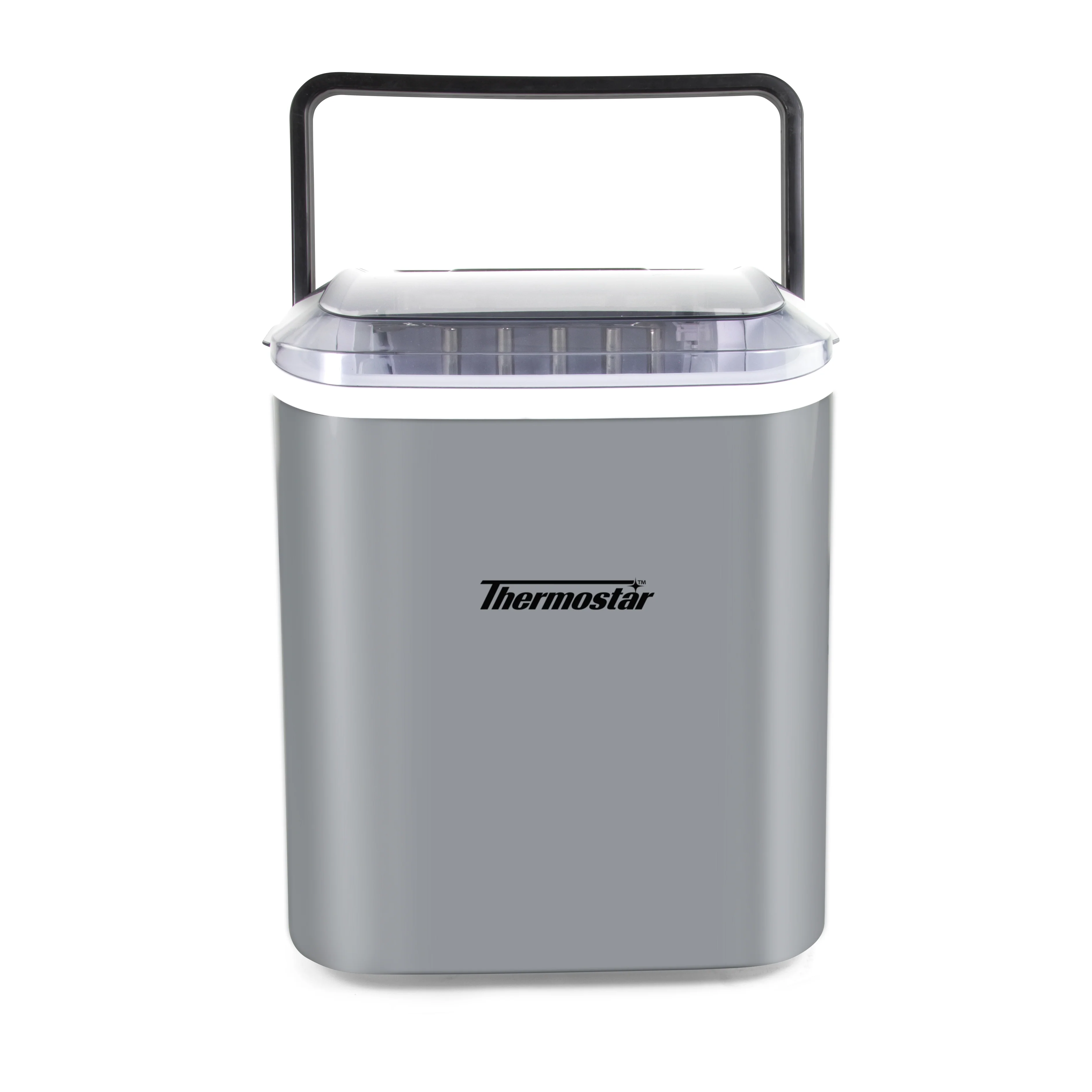 Thermostar 26-Pound Automatic Self-Cleaning Portable Countertop Ice Maker Machine With Handle - Inhomebuy