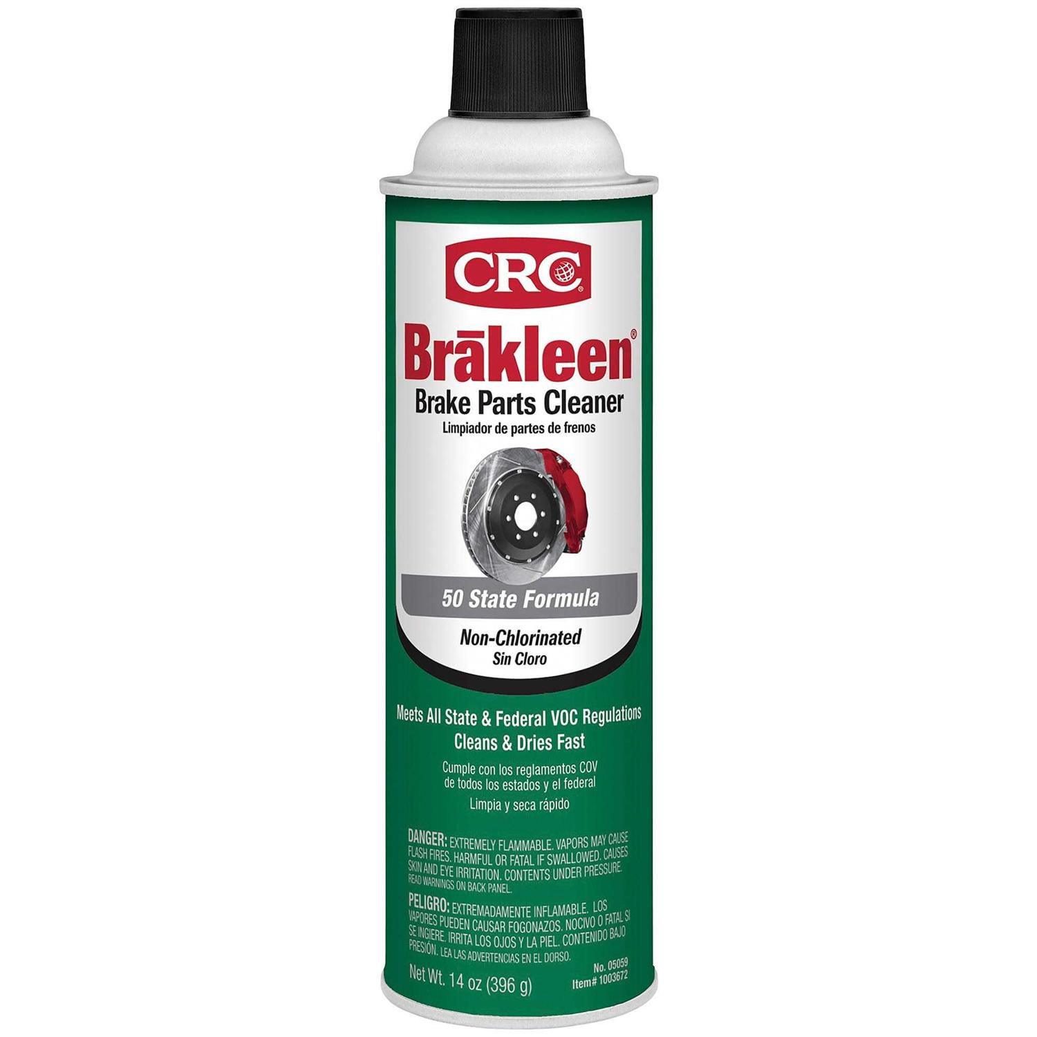 CRC Brakleen Brake Parts Cleaner Non-Chlorinated - Inhomebuy