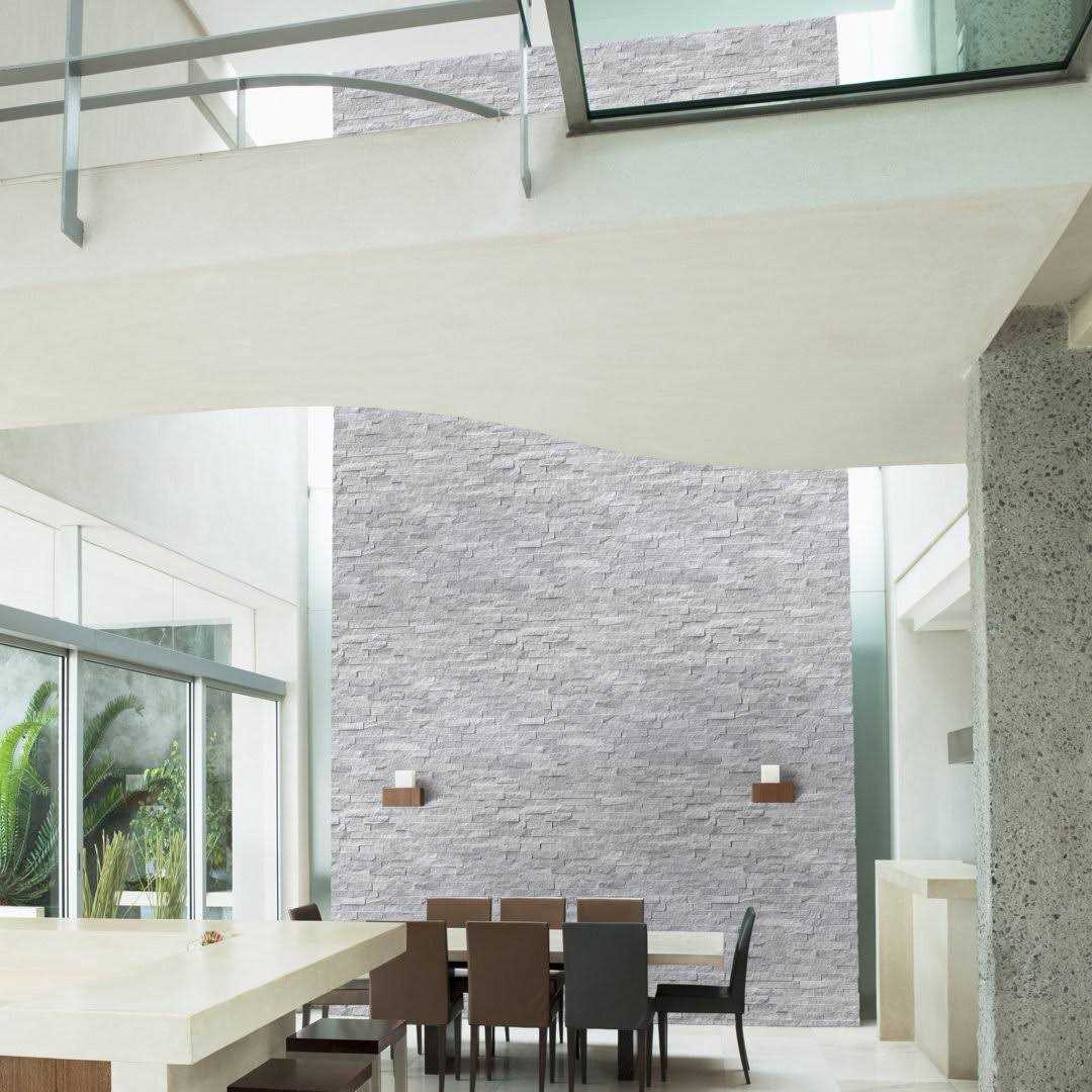 MSI Alaska Gray Ledger Panel 6 in. x Natural Marble Wall Tile - Inhomebuy