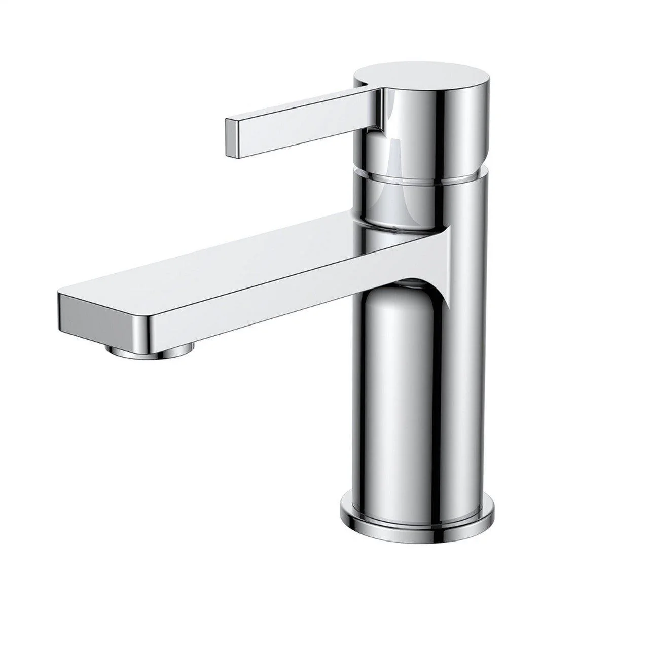 KubeBath Aqua Sotto Single Lever Bathroom Vanity Faucet - Chrome, AFB10901 - Inhomebuy