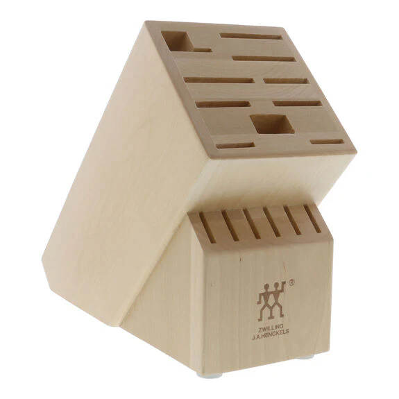 ZWILLING TWIN 16 Slot Knife Block in Birchwood, Storage Series - Inhomebuy