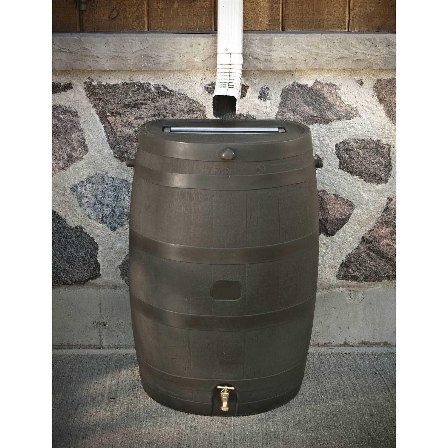 RTS Home Accents 50 Gallon Rain Barrel - Inhomebuy