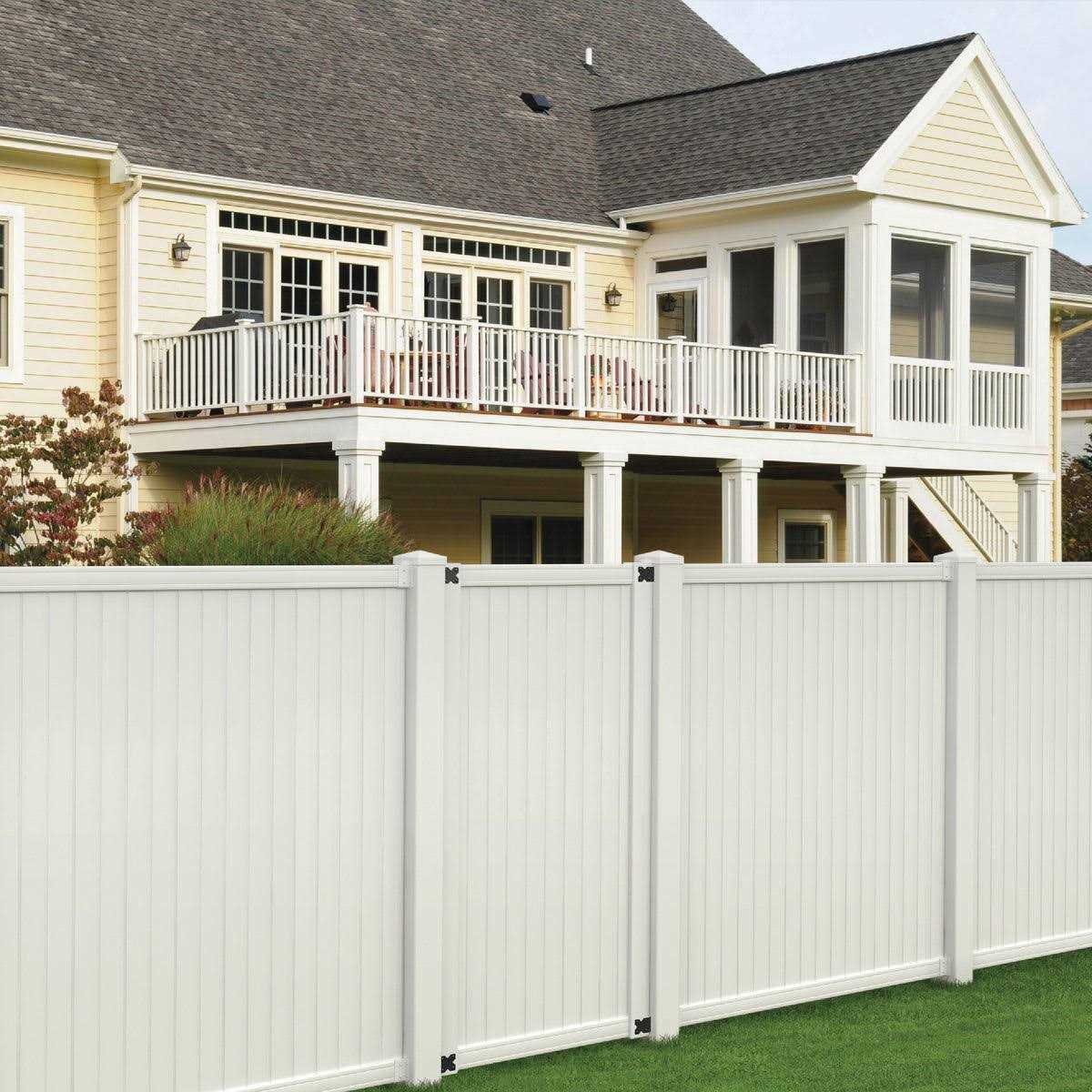 Outdoor Essentials Ranch Rail 5.5-in H x 8-ft W - Inhomebuy