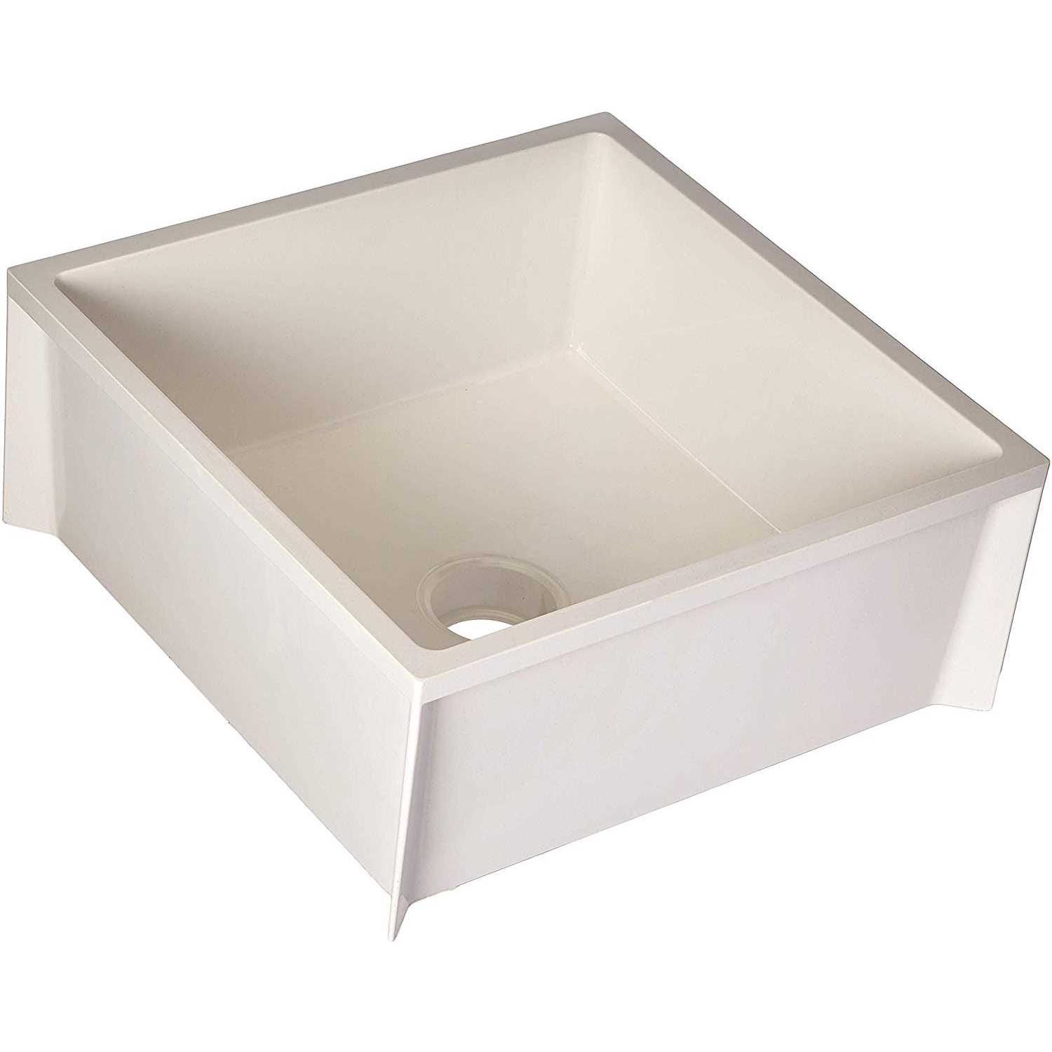 Mustee 63CM Mustee Mop Service Sink E. L. Mustee SMC Fiberglass - Inhomebuy