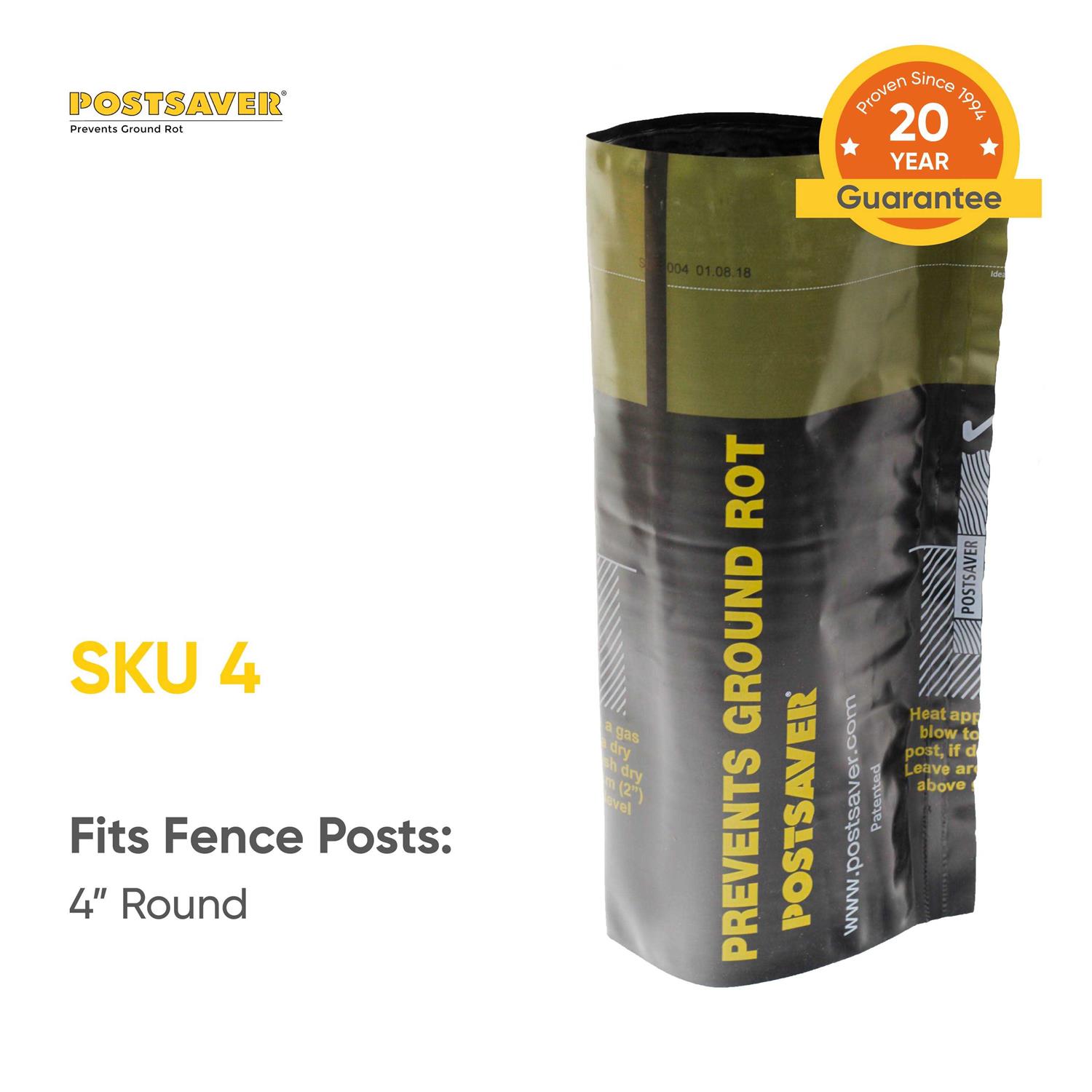 Post Sleeve Post Protector by Post Shields Protects Mailbox Deck & Fence Posts From Lawn - Inhomebuy