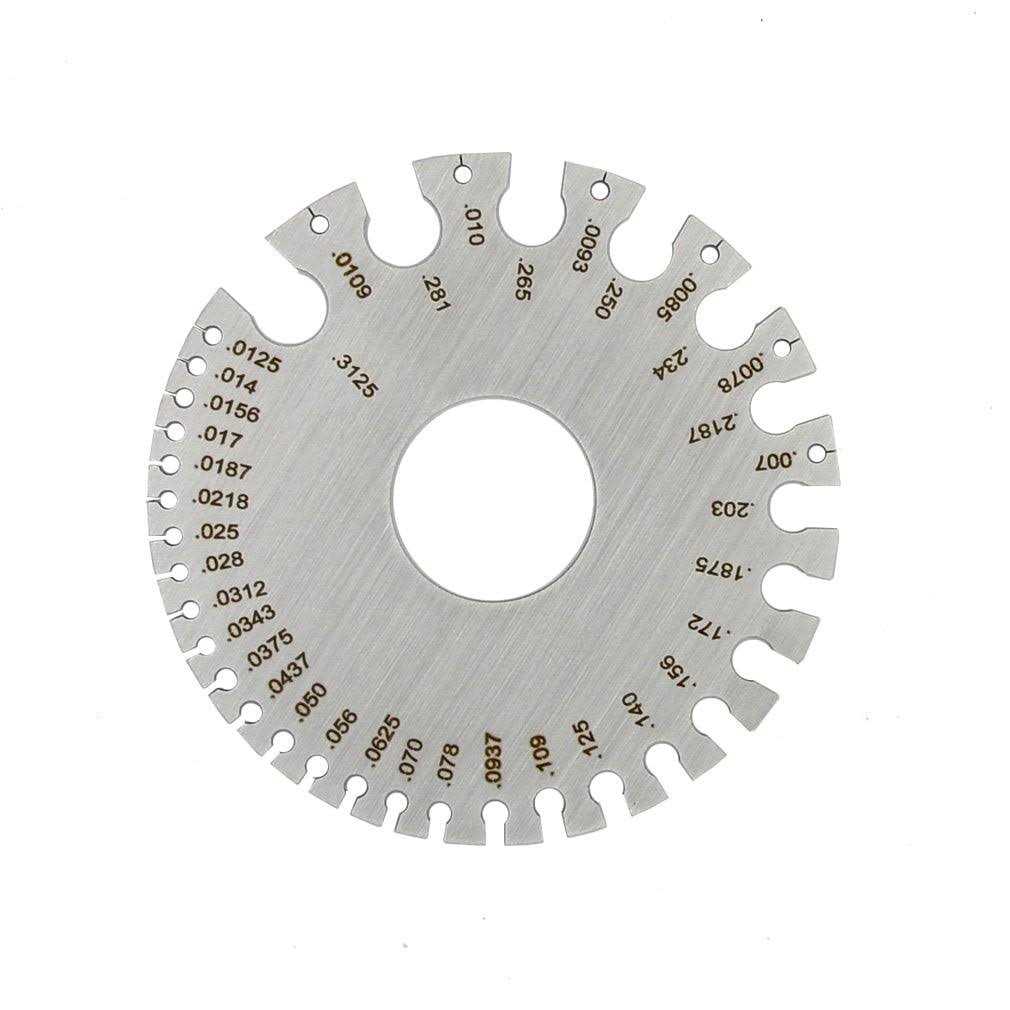DGOL Stainless Steel Mini Portable Metal Sheet Thickness Gauge Material Wire Thickness Gage - Inhomebuy