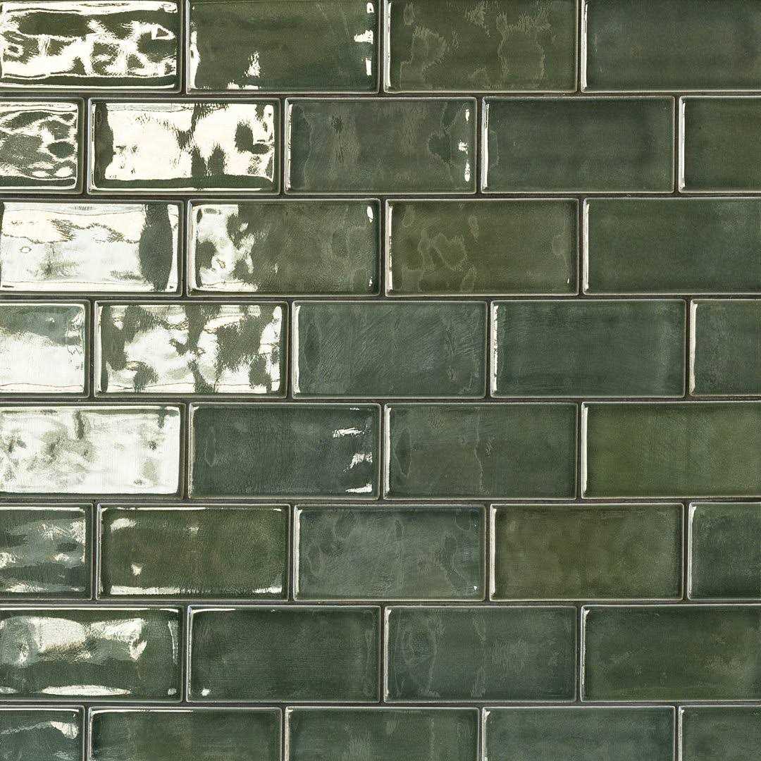 Delphi Sprig 2×22 x 3×22 Ceramic Mosaic Tile Ivy Hill Tile - Inhomebuy