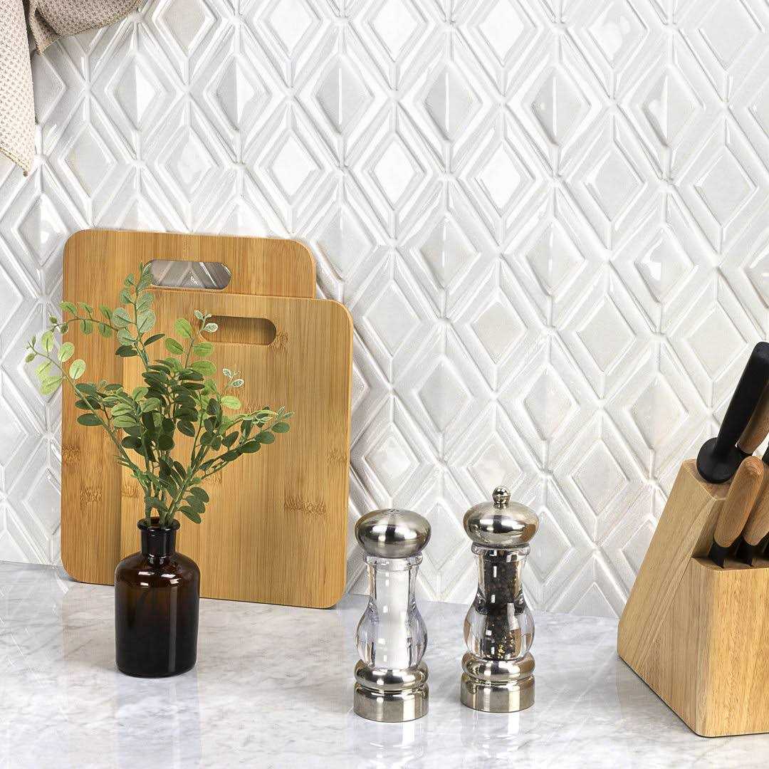 Delphi Jewel 4 x 6 Ceramic Novelty Mosaic Tile Ivy Hill Tile - Inhomebuy