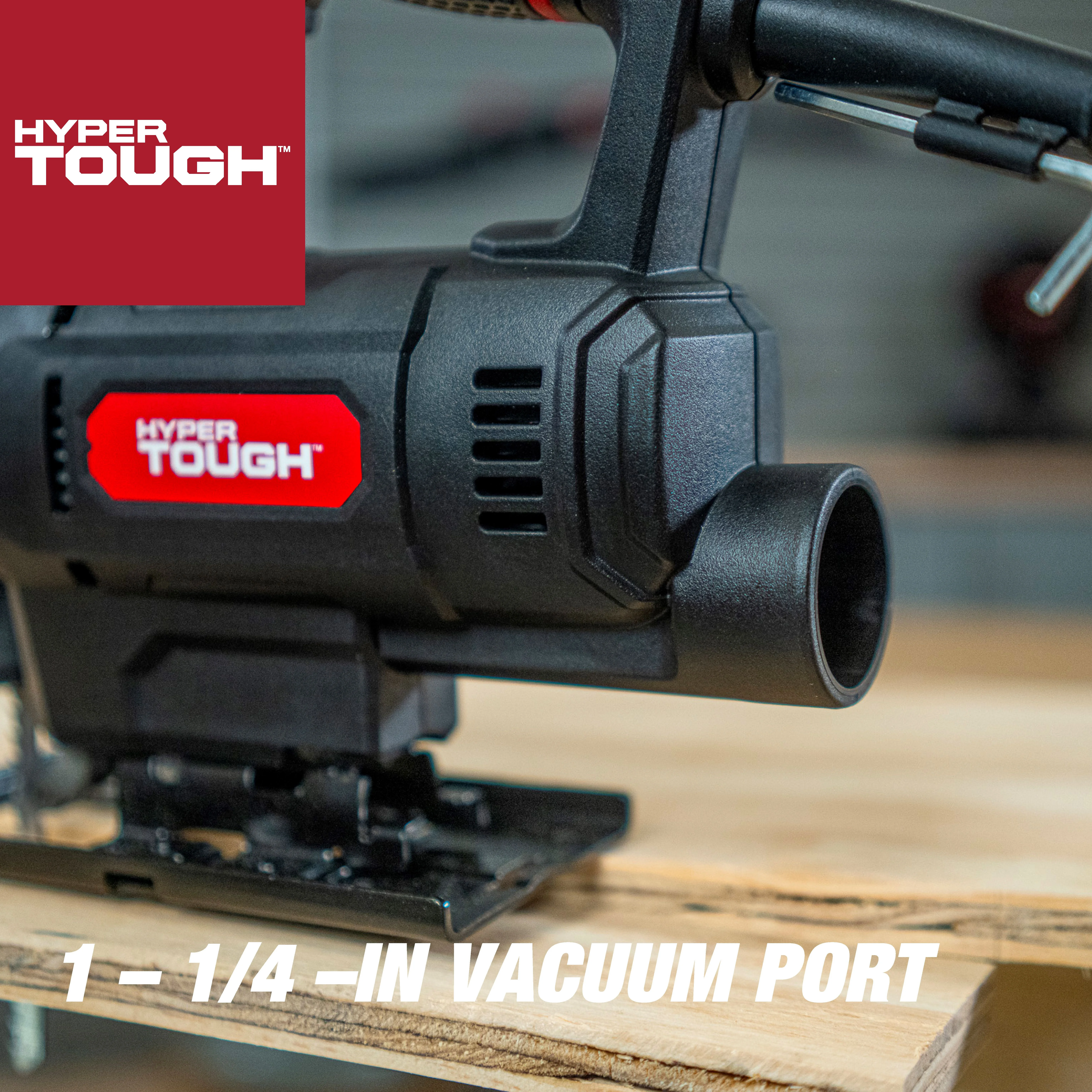 Hyper Tough 3.5-Amp Corded Jig Saw, Eelectric, 120 Volt, 44002 - Inhomebuy