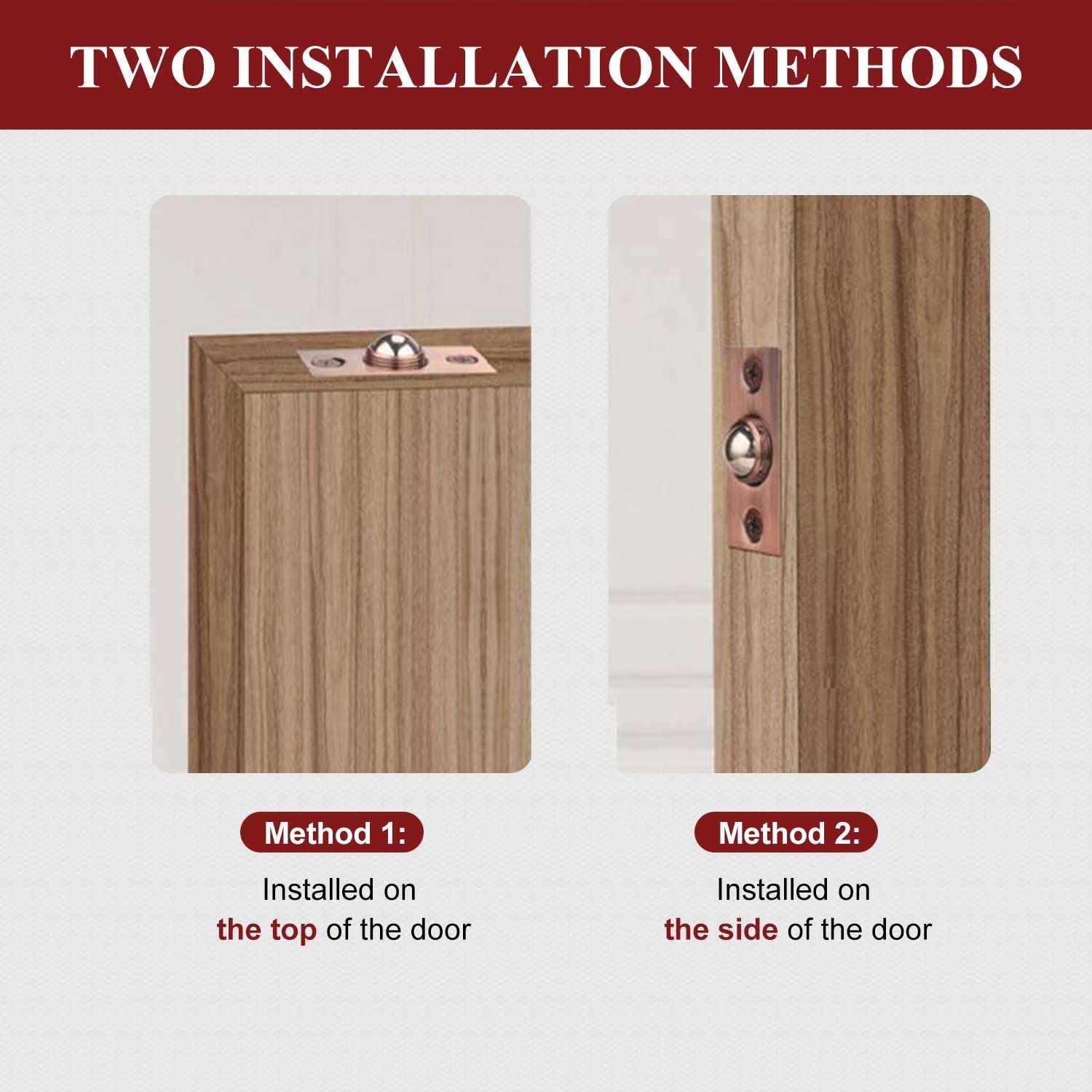 mromax 4pcs stainless steel 0.39 diameter ball plunger cabinet door closet drawer 10x13mm ball Catch latch catcher for door - Inhomebuy