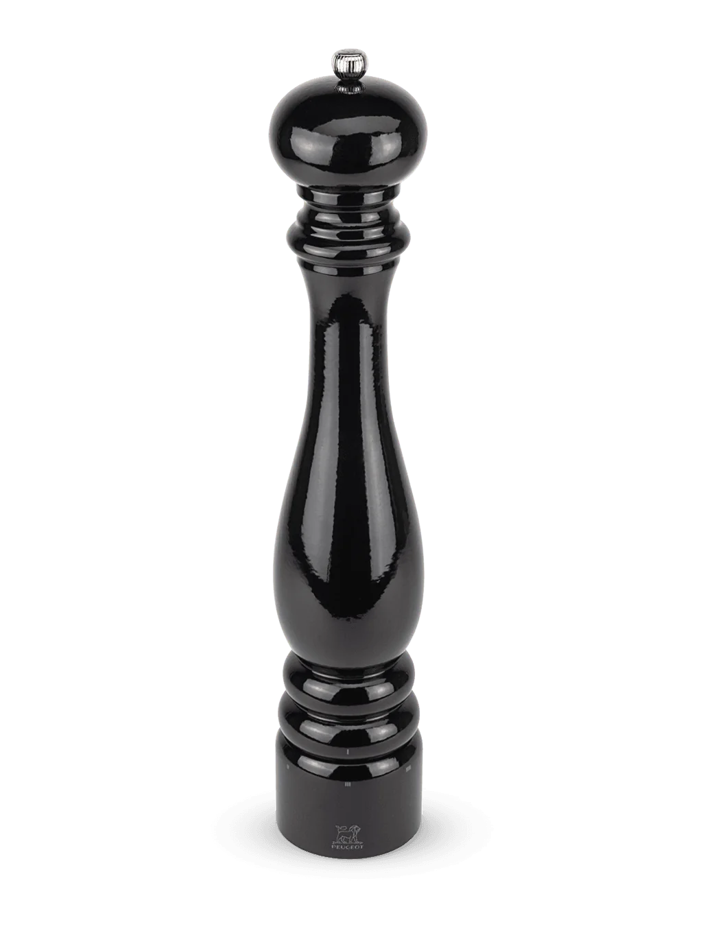 Peugeot Paris u'Select Pepper Mill in Wood Black Lacquered 40cm - 16 in - Inhomebuy