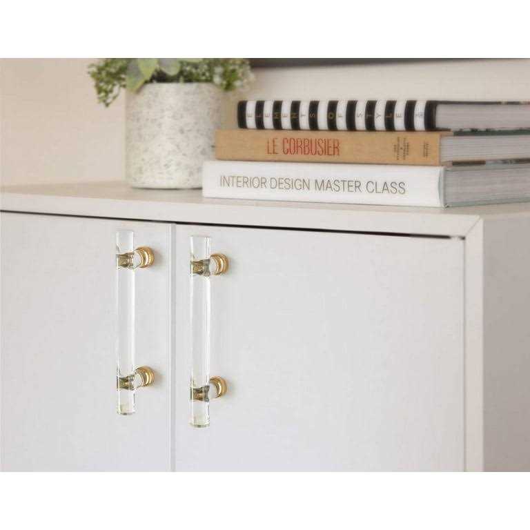 Emtek 4 Center to Center Crystal Cabinet Bar Pull 86724US - Inhomebuy